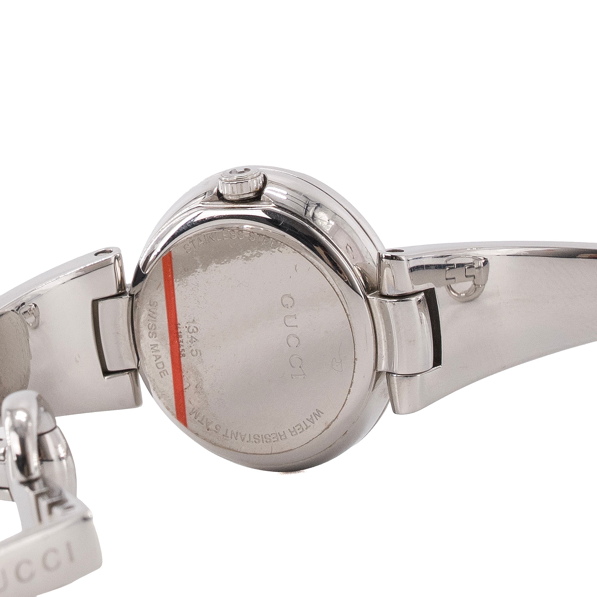 GUCCI - Montre Guccissima Gucci en métal argenté