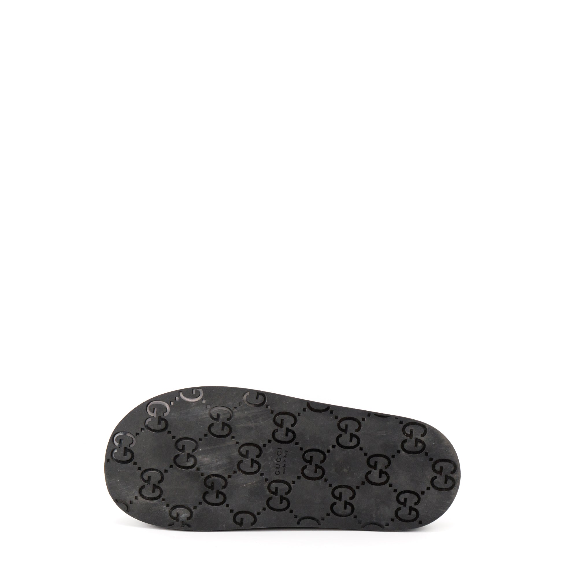 GUCCI - Mules Gucci en toile monogrammée verte (T36)