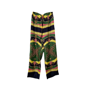 GUCCI - Pantalon Gucci en soie multicolore (T42)