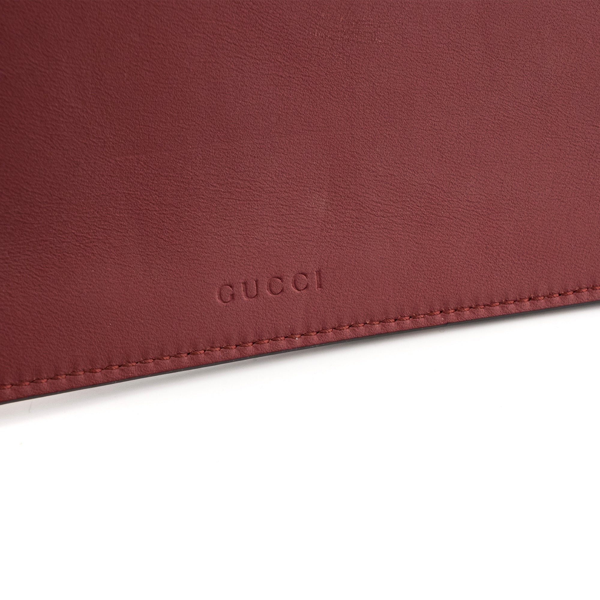GUCCI - Pochette Blossom Gucci en toile enduite et cuir rose