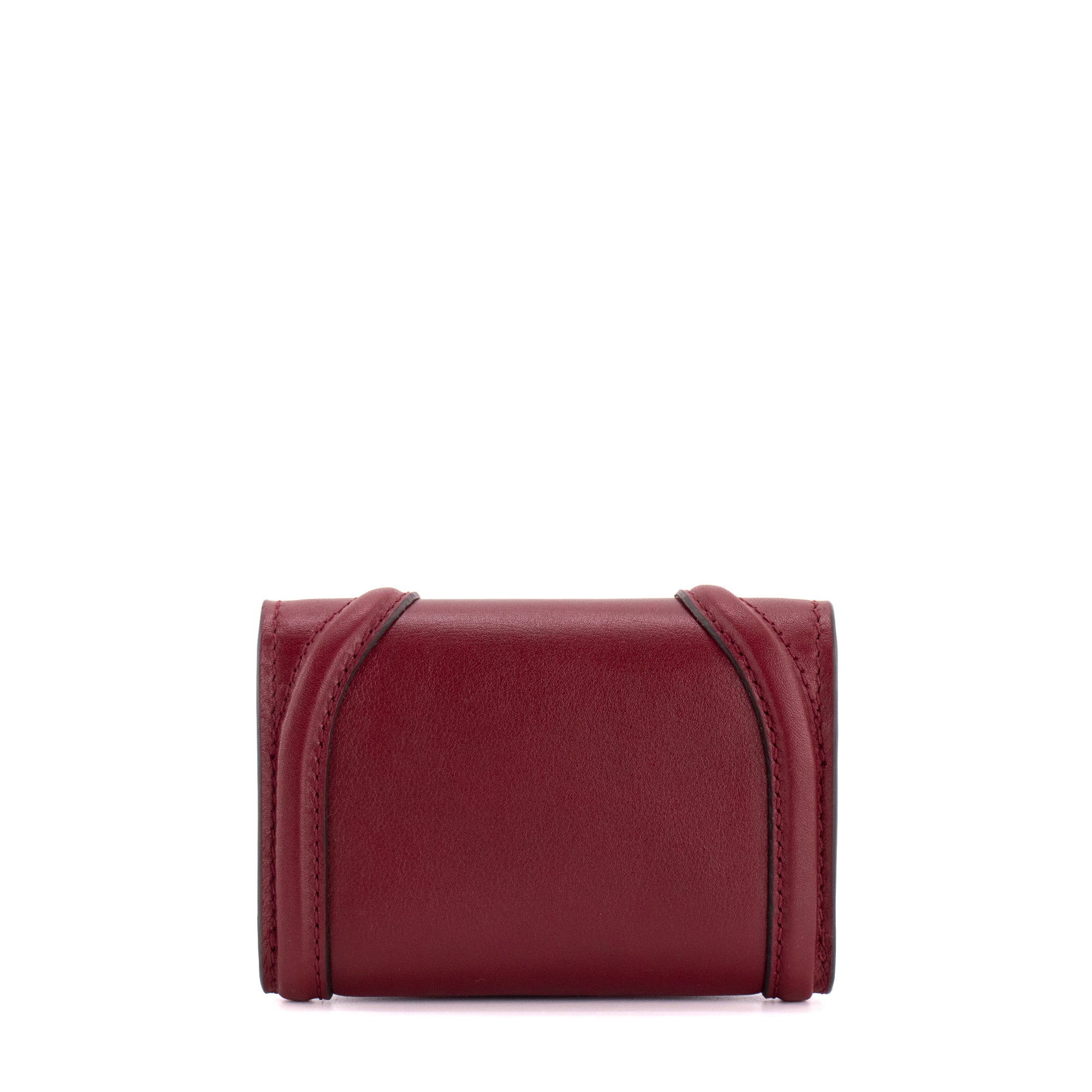 GUCCI - Porte-cartes Blondie Gucci en cuir bordeaux