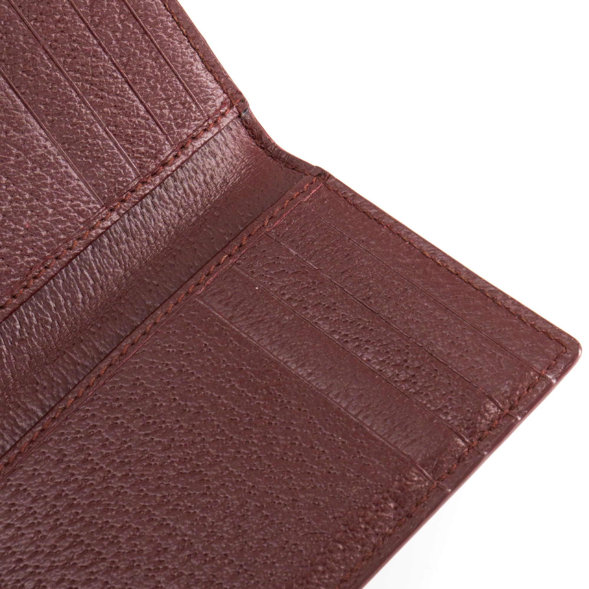 GUCCI - Porte cartes Long GG Gucci en toile enduite monogrammée noire et grise