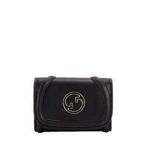 GUCCI - Porte cartes Blondie Gucci en cuir noir