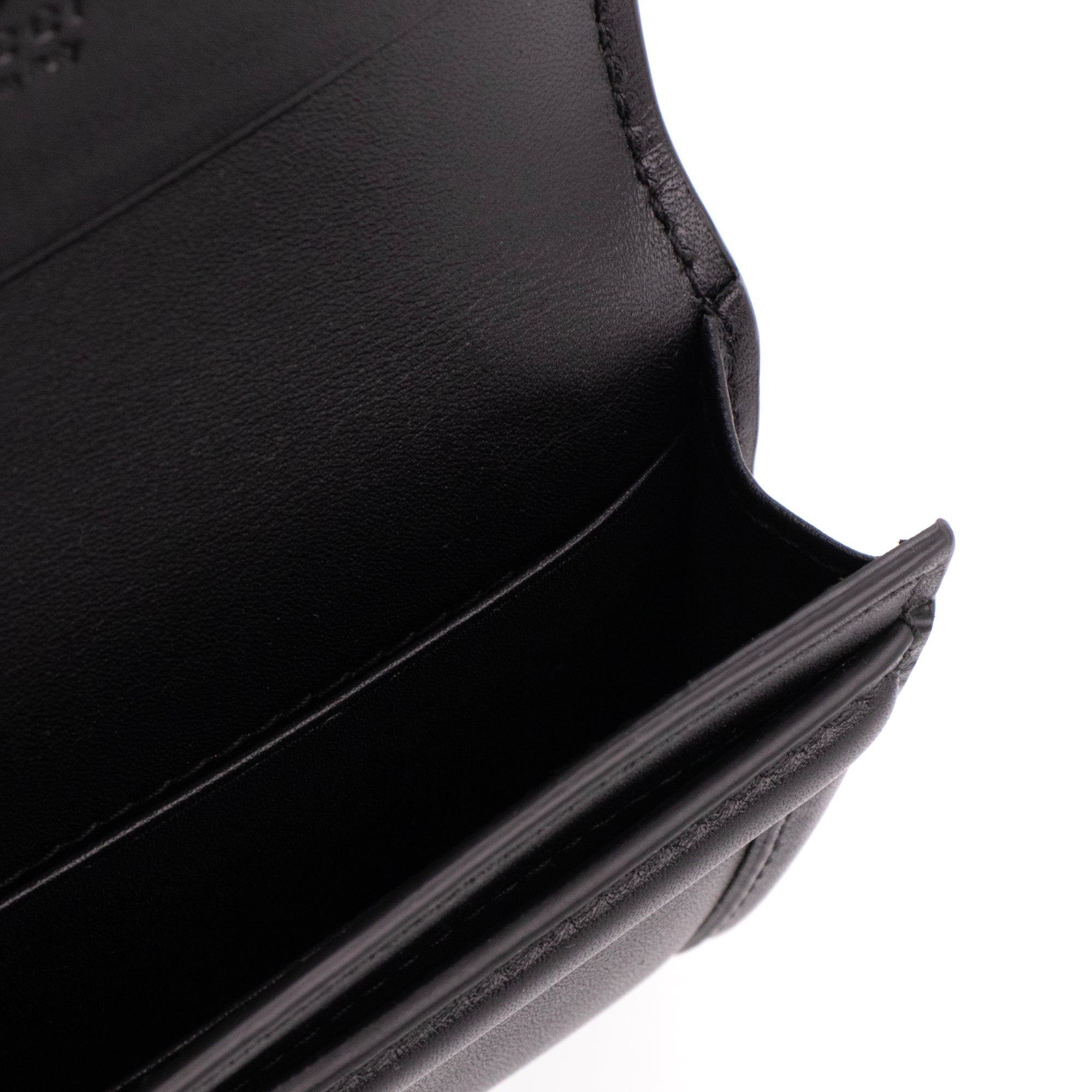 GUCCI - Porte cartes Blondie Gucci en cuir noir