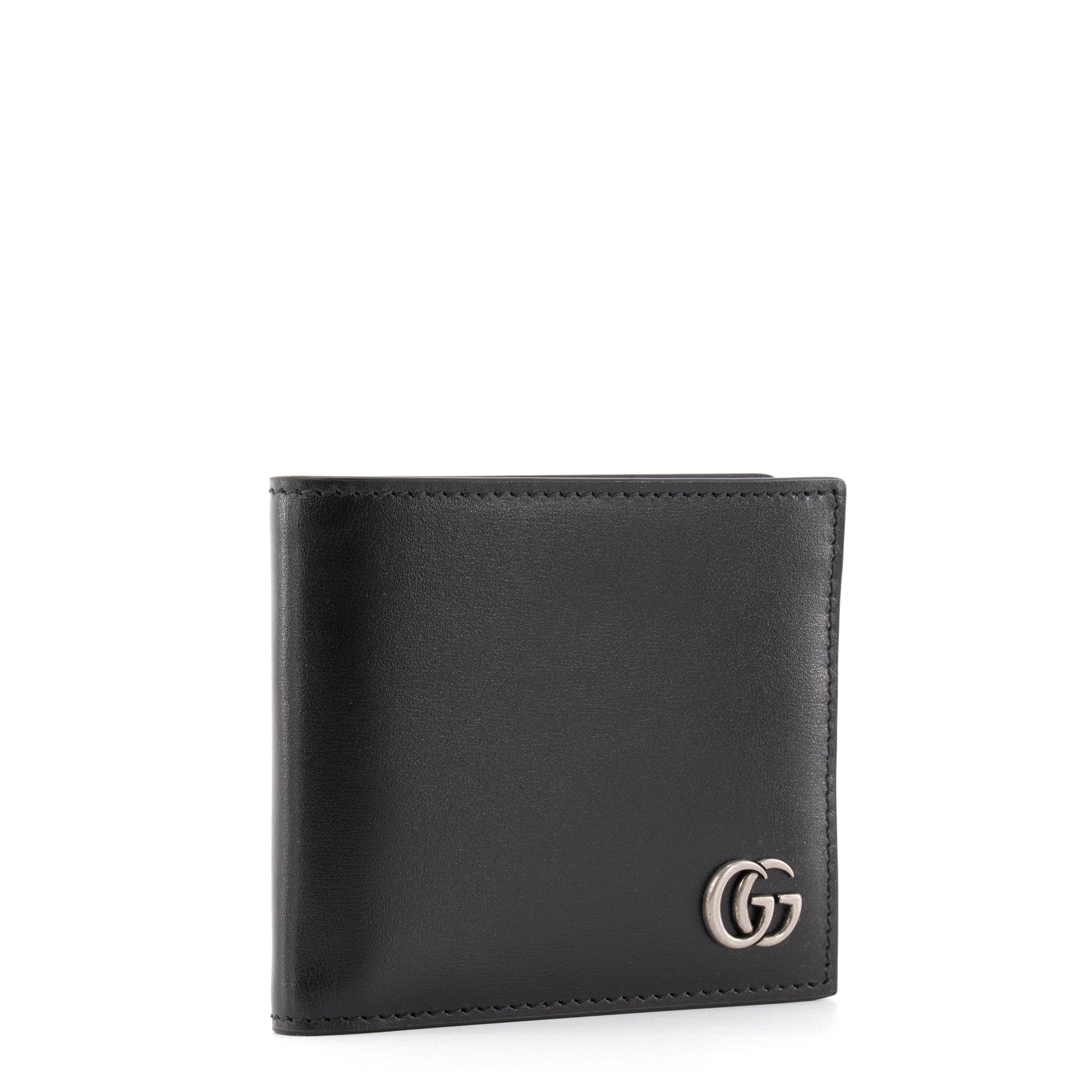 GUCCI - Portefeuille GG Marmont Gucci en cuir noir