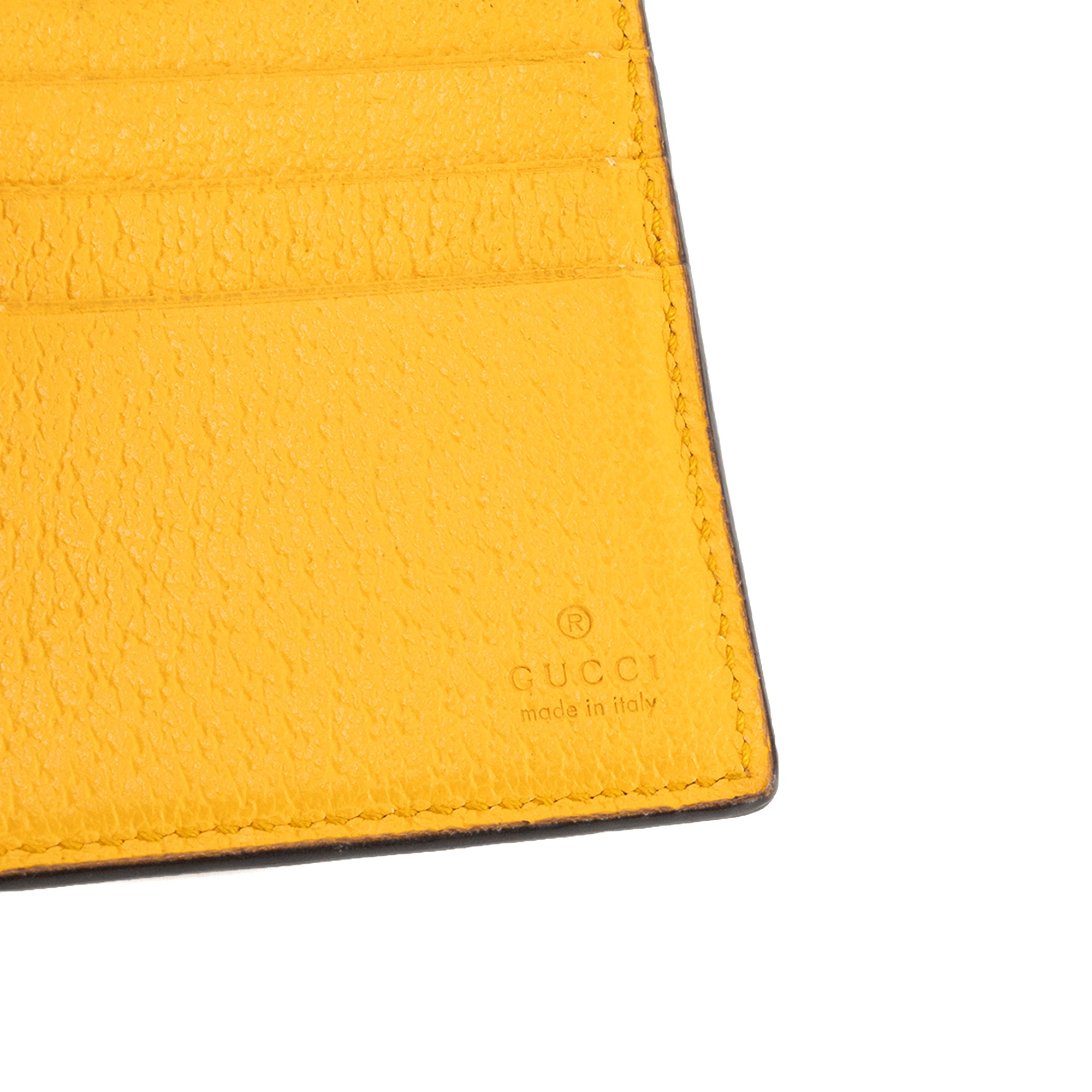 GUCCI - Portefeuille Neo Gucci en toile enduite monogrammée marron