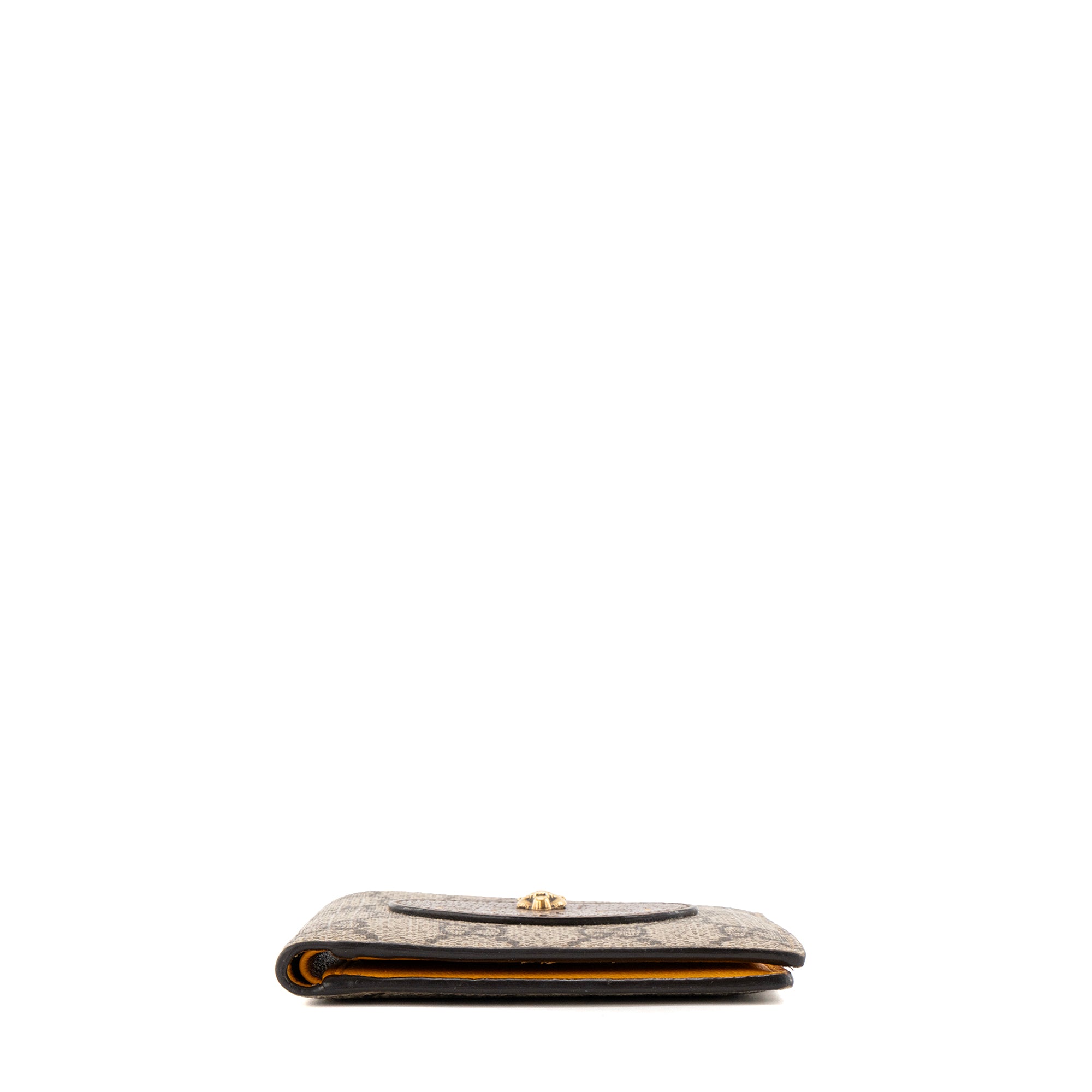 GUCCI - Portefeuille Neo Gucci en toile enduite monogrammée marron