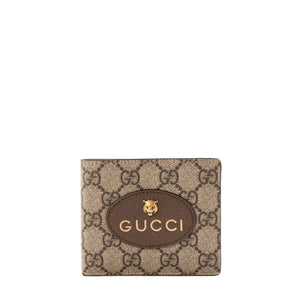 GUCCI - Portefeuille Neo Gucci en toile enduite monogrammée marron