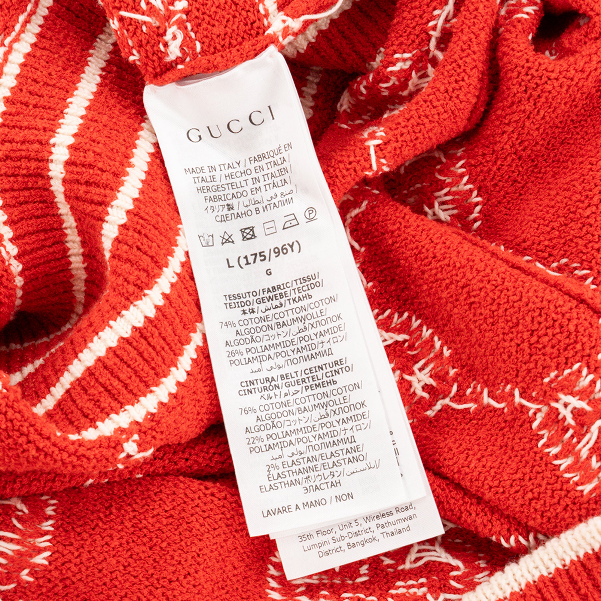 GUCCI - Robe Gucci en coton rouge (L)