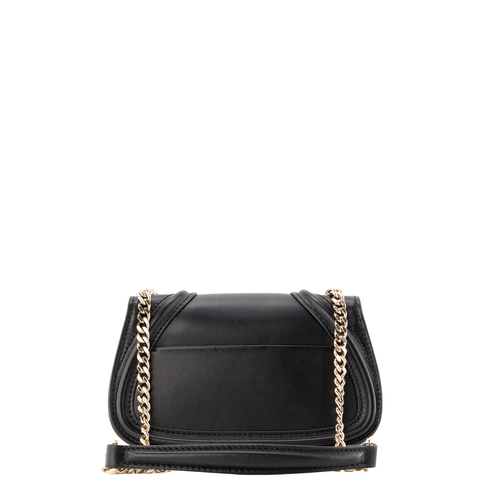 GUCCI - Sac à bandoulière Blondie Gucci en cuir lisse noir