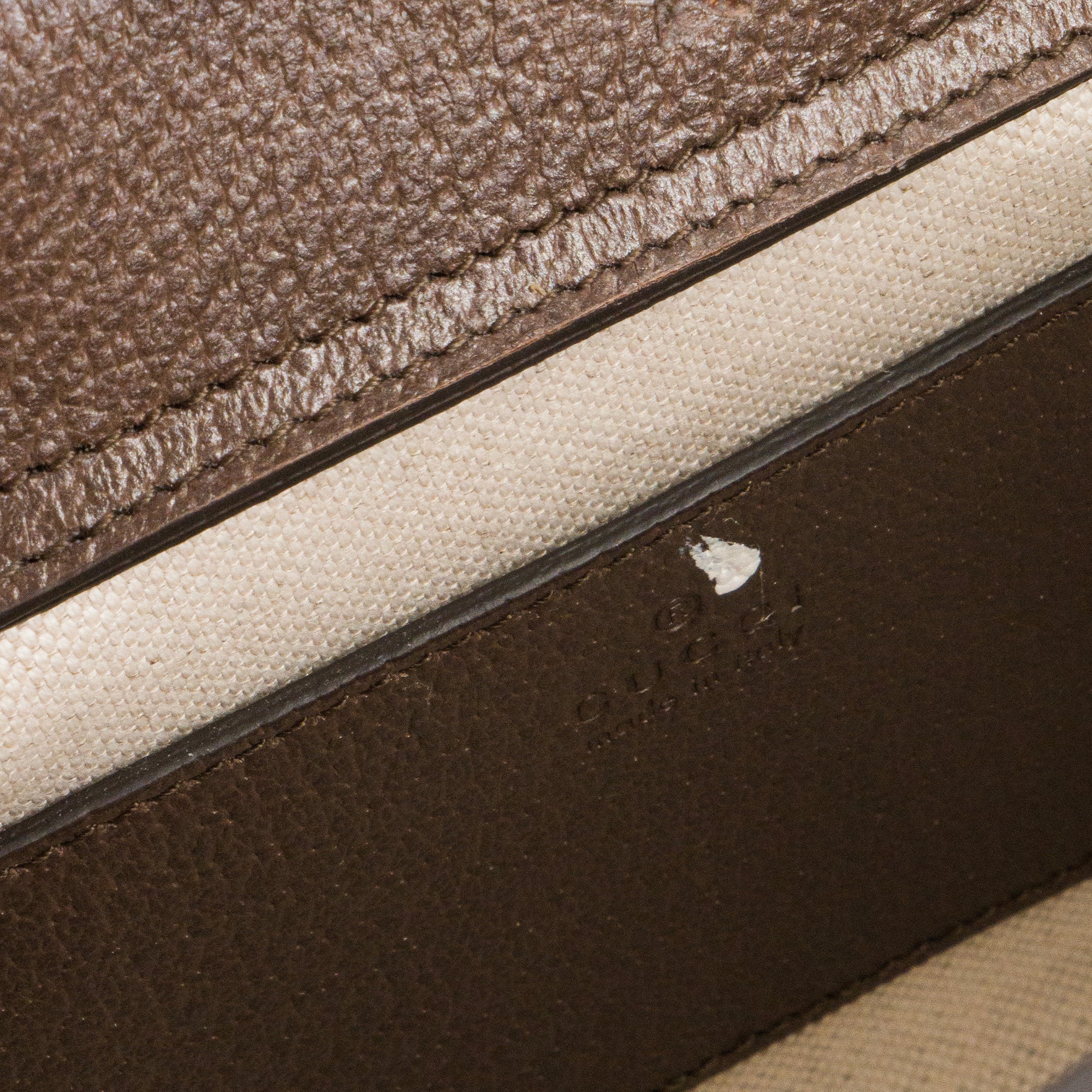 GUCCI - Sac à bandoulière Diana mini Gucci en toile monogrammée et cuir grainé marron