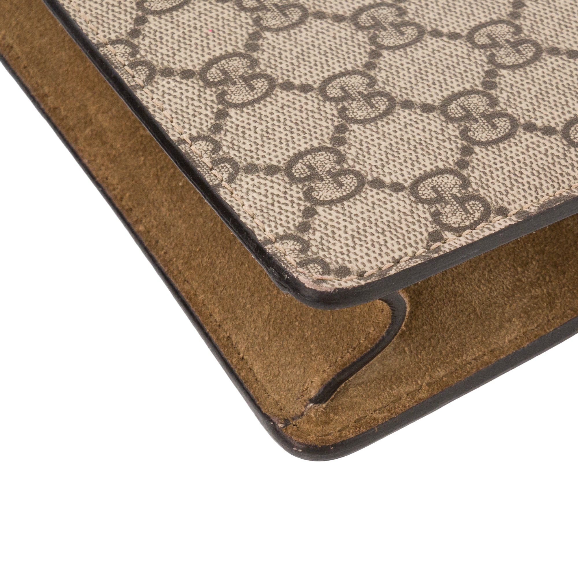 GUCCI - Sac à bandoulière Dionysus Gucci en toile enduite et daim marron