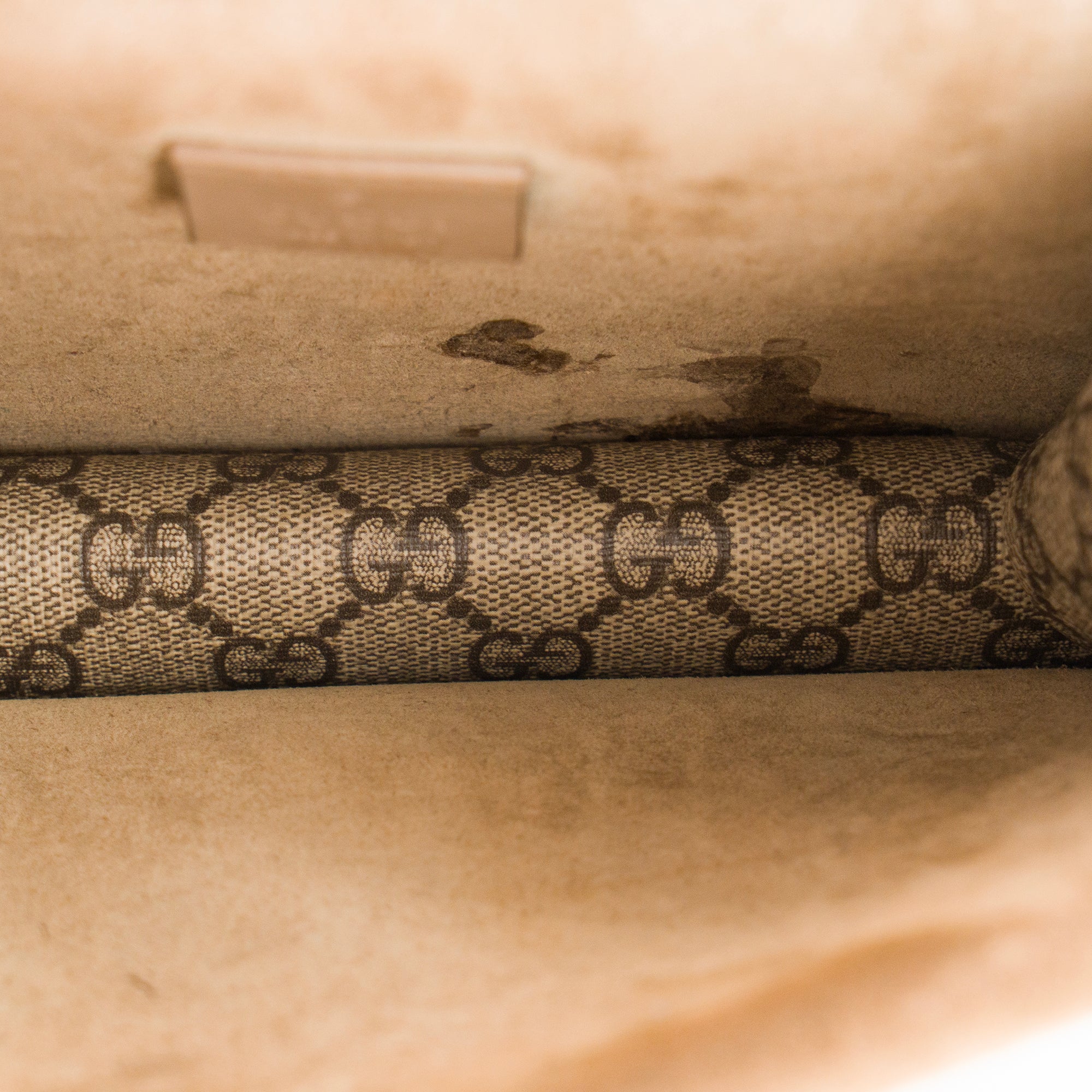 GUCCI - Sac à bandoulière Dionysus Gucci en toile enduite et daim marron