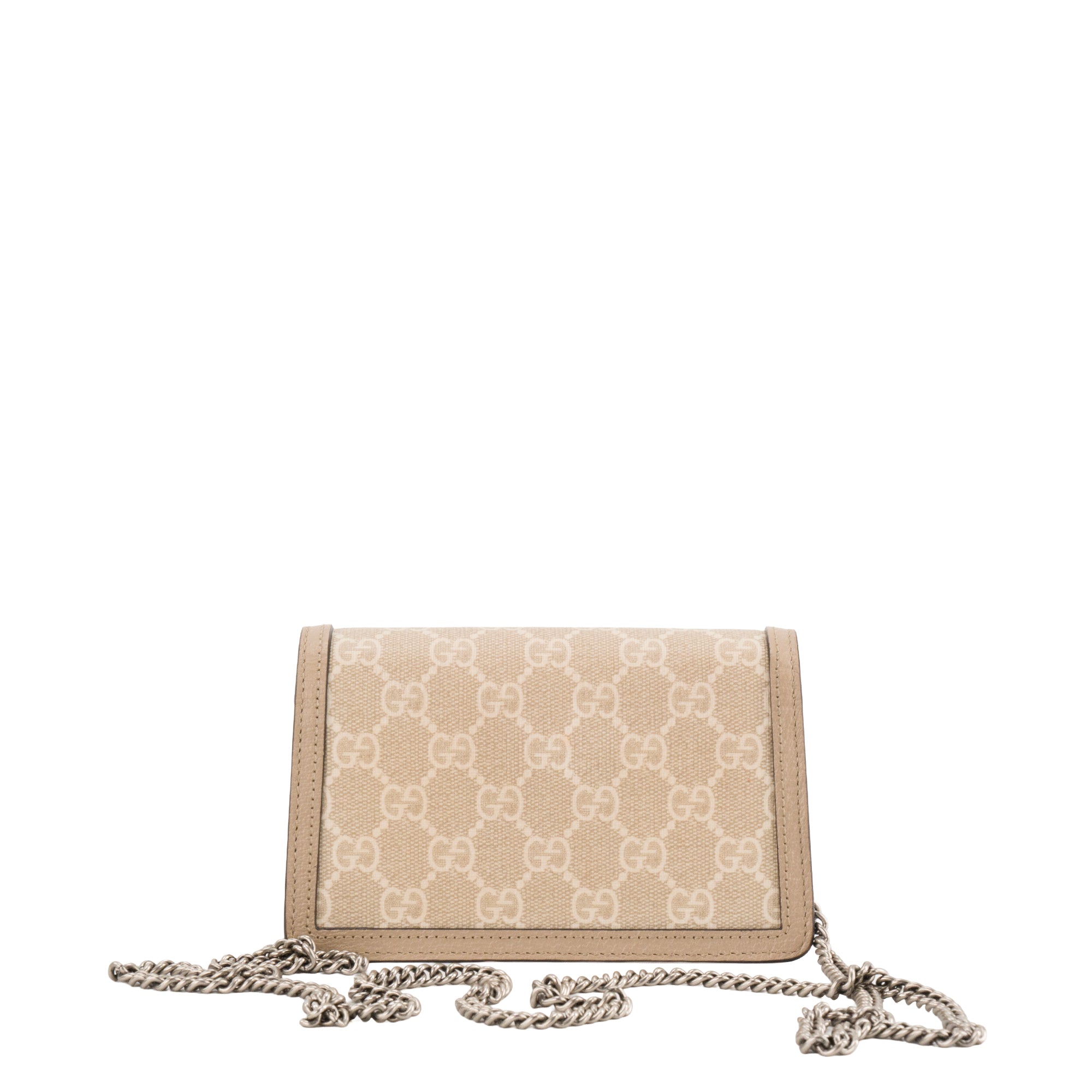 GUCCI - Sac à bandoulière Dionysus mini Gucci en cuir beige et toile enduite monogrammée