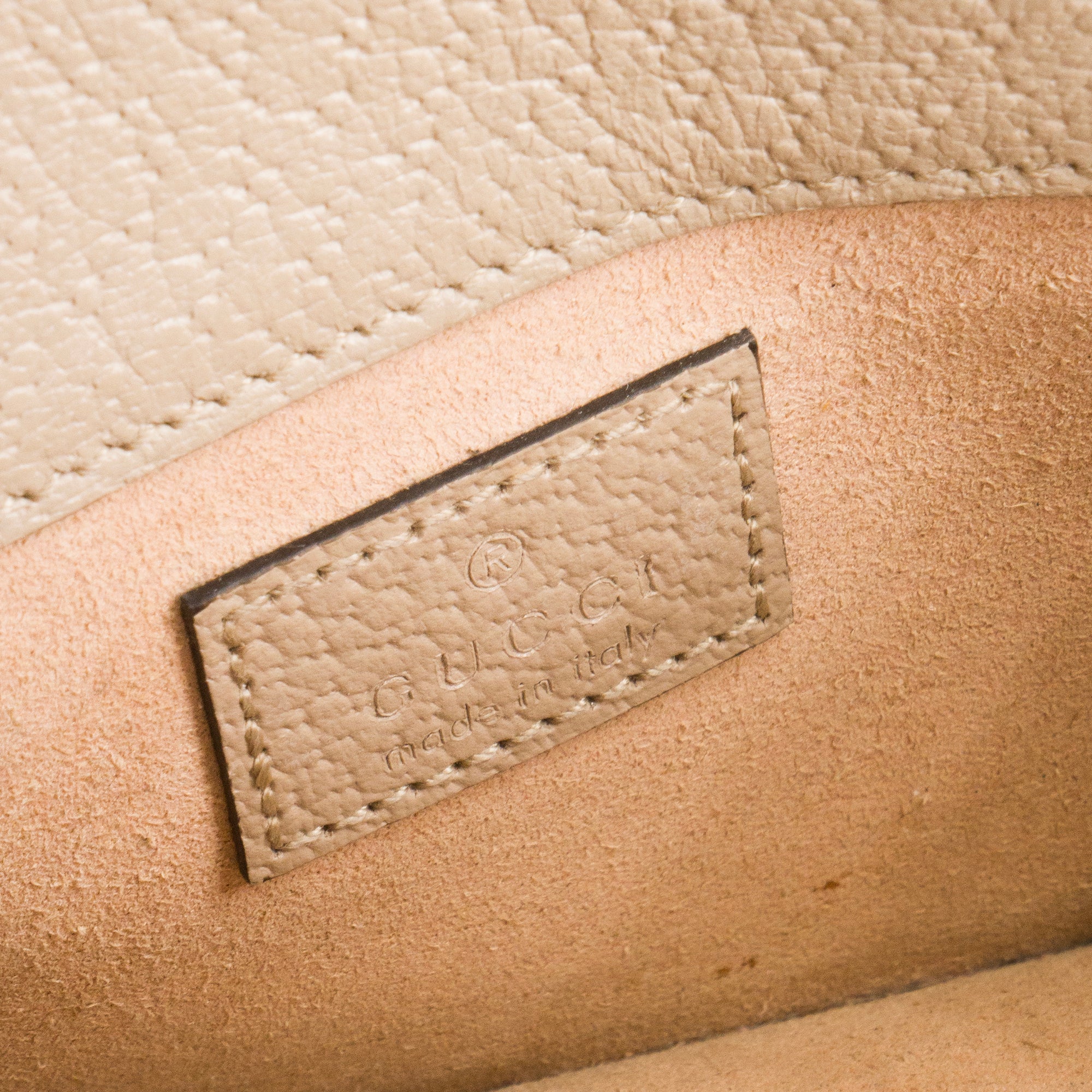 GUCCI - Sac à bandoulière Dionysus mini Gucci en cuir beige et toile enduite monogrammée