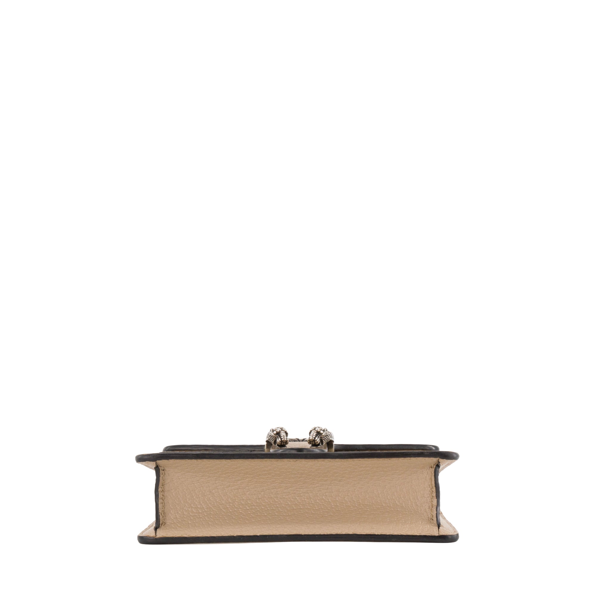 GUCCI - Sac à bandoulière Dionysus mini Gucci en cuir beige et toile enduite monogrammée