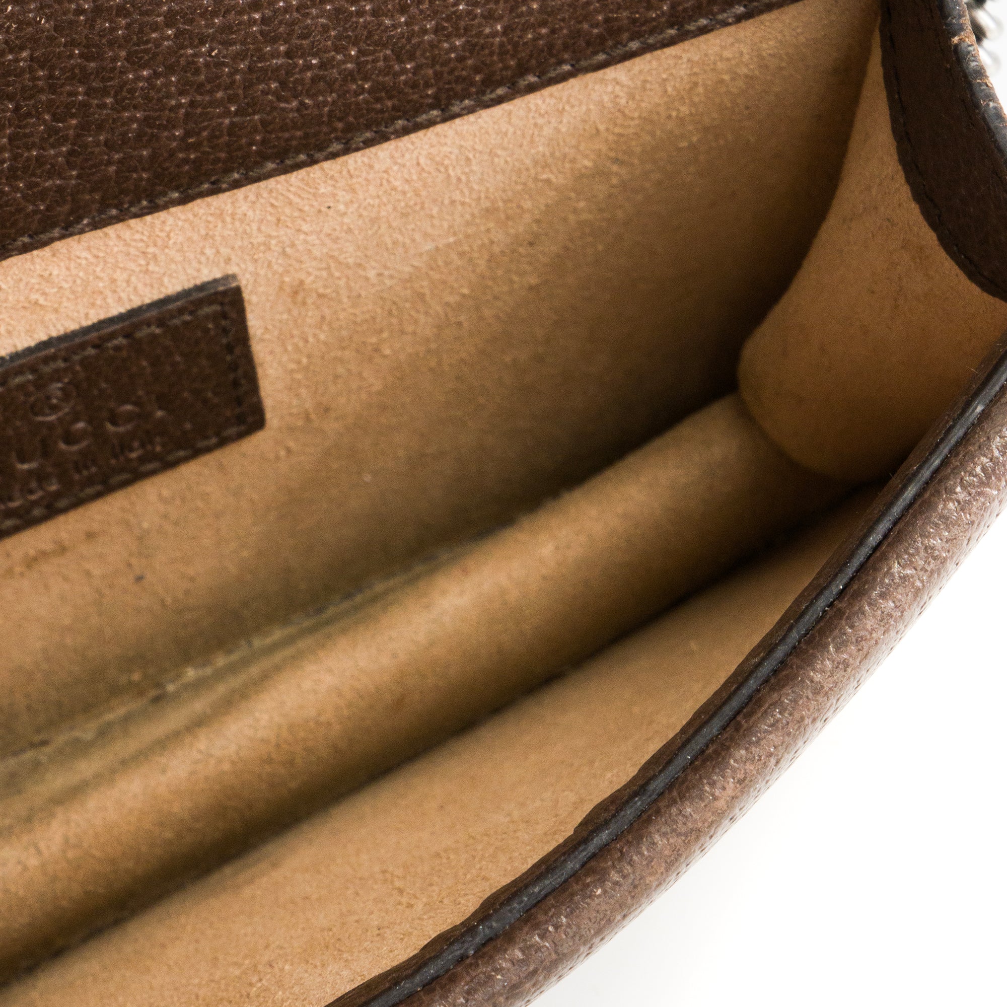 GUCCI - Sac à bandoulière Dionysus mini Gucci en toile enduite monogrammée et cuir grainé marron