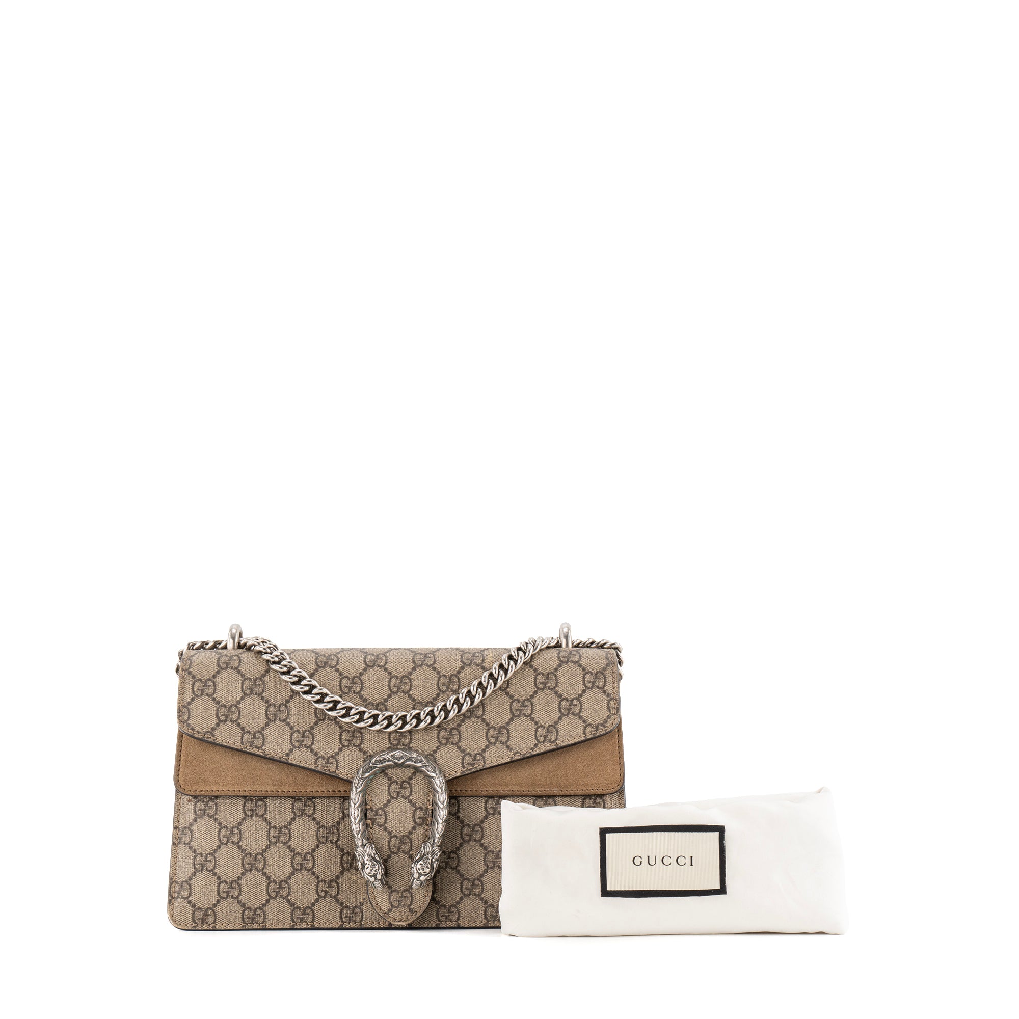 GUCCI - Sac à bandoulière Dionysus MM Gucci en toile enduite monogrammée