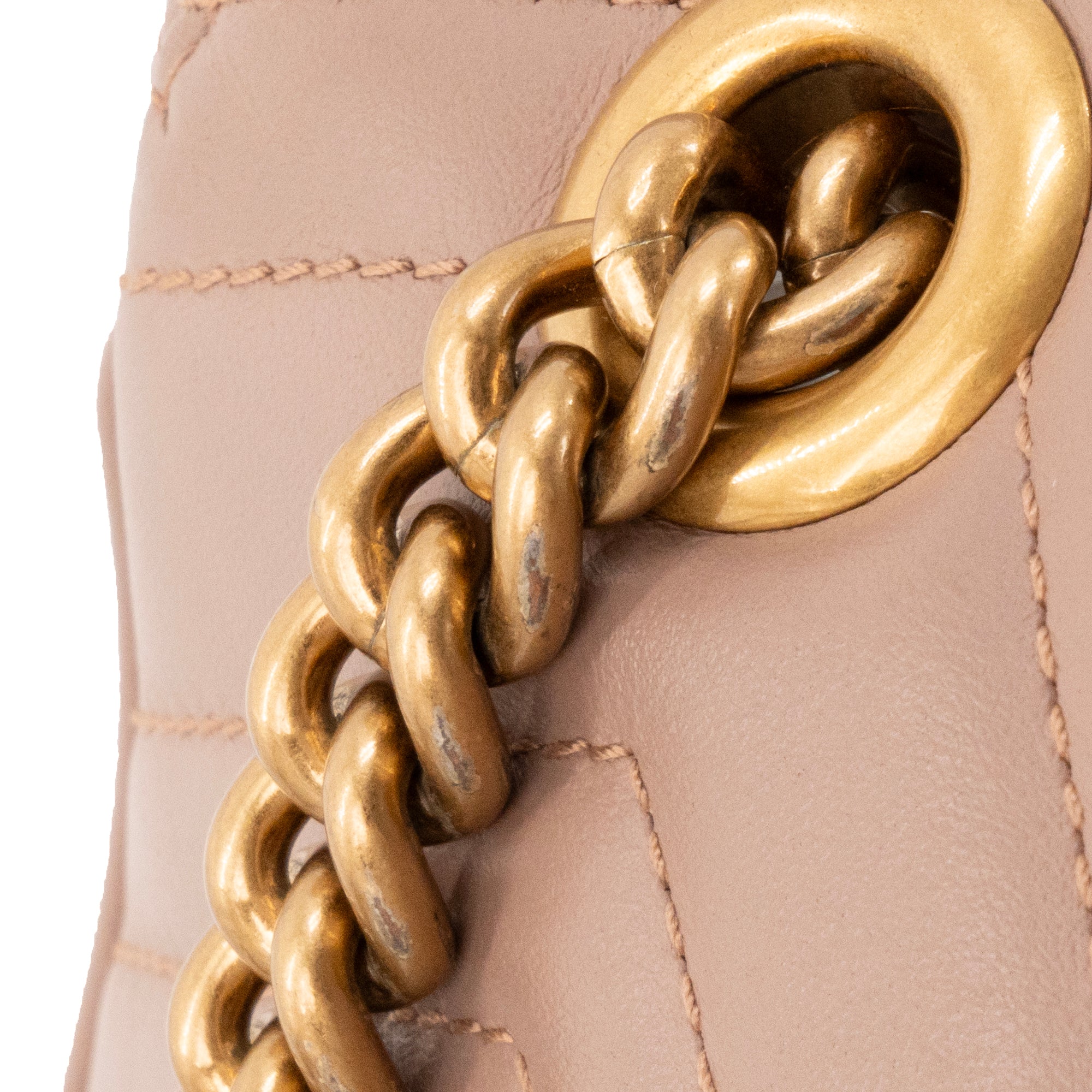 GUCCI - Sac à bandoulière GG Marmont Gucci en cuir lisse rose