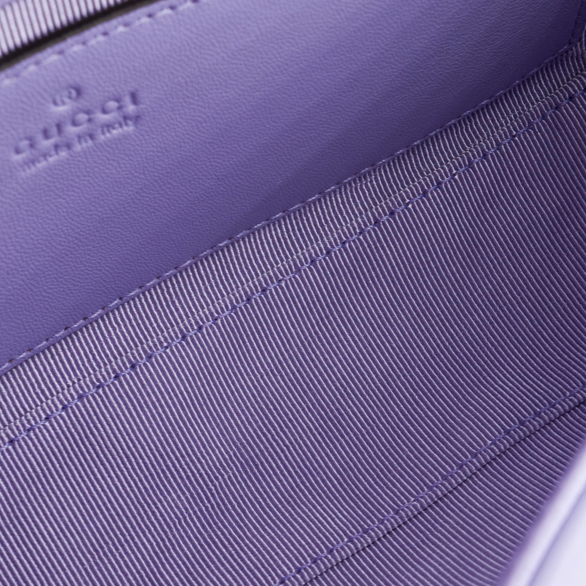 GUCCI - Sac à bandoulière GG Marmont small Gucci en cuir lisse lilas