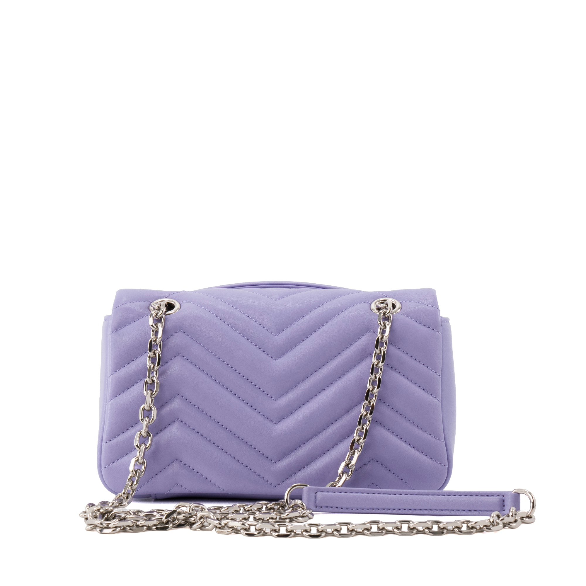 GUCCI - Sac à bandoulière GG Marmont small Gucci en cuir lisse lilas