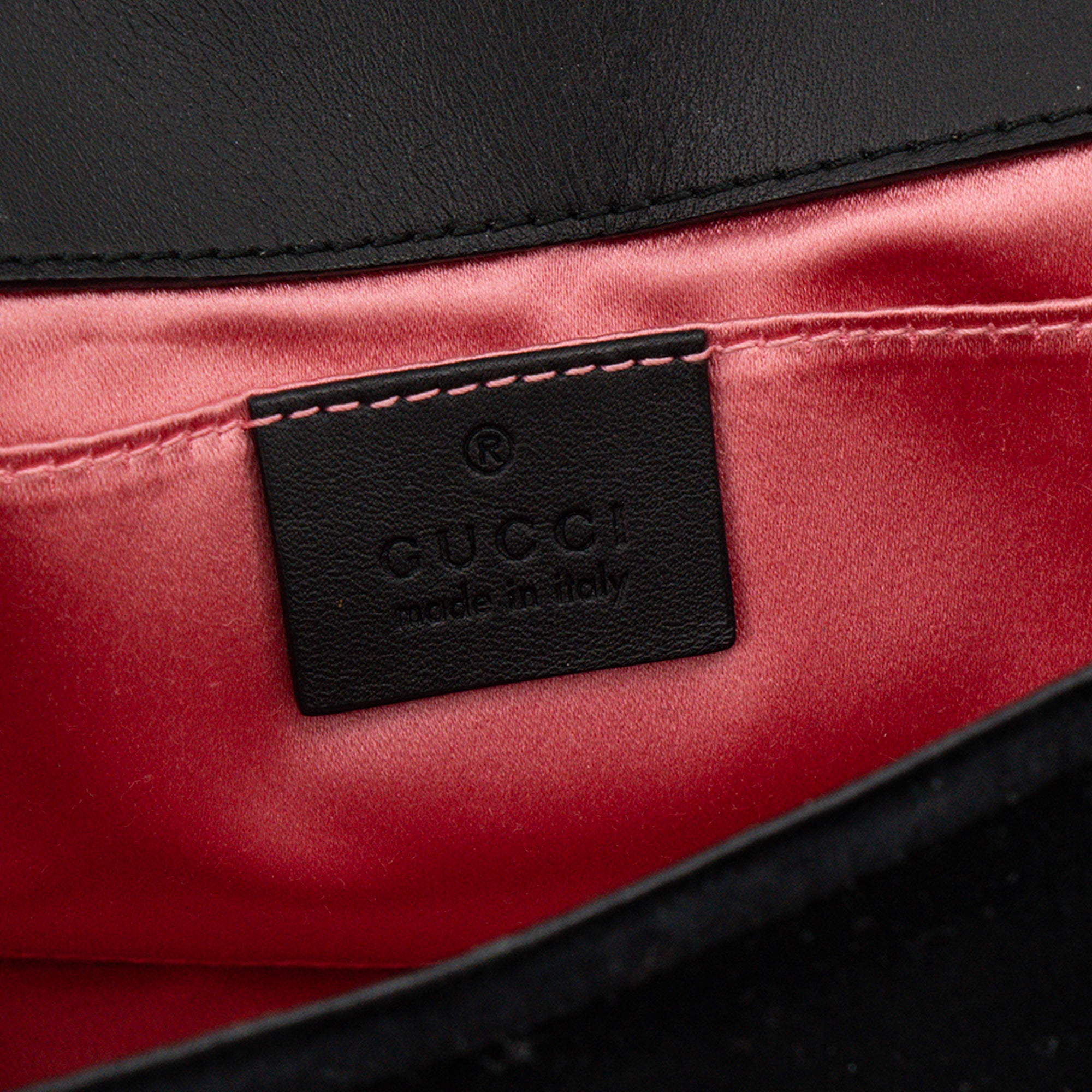 GUCCI - Sac à bandoulière GG Marmont Small Gucci en velours noir