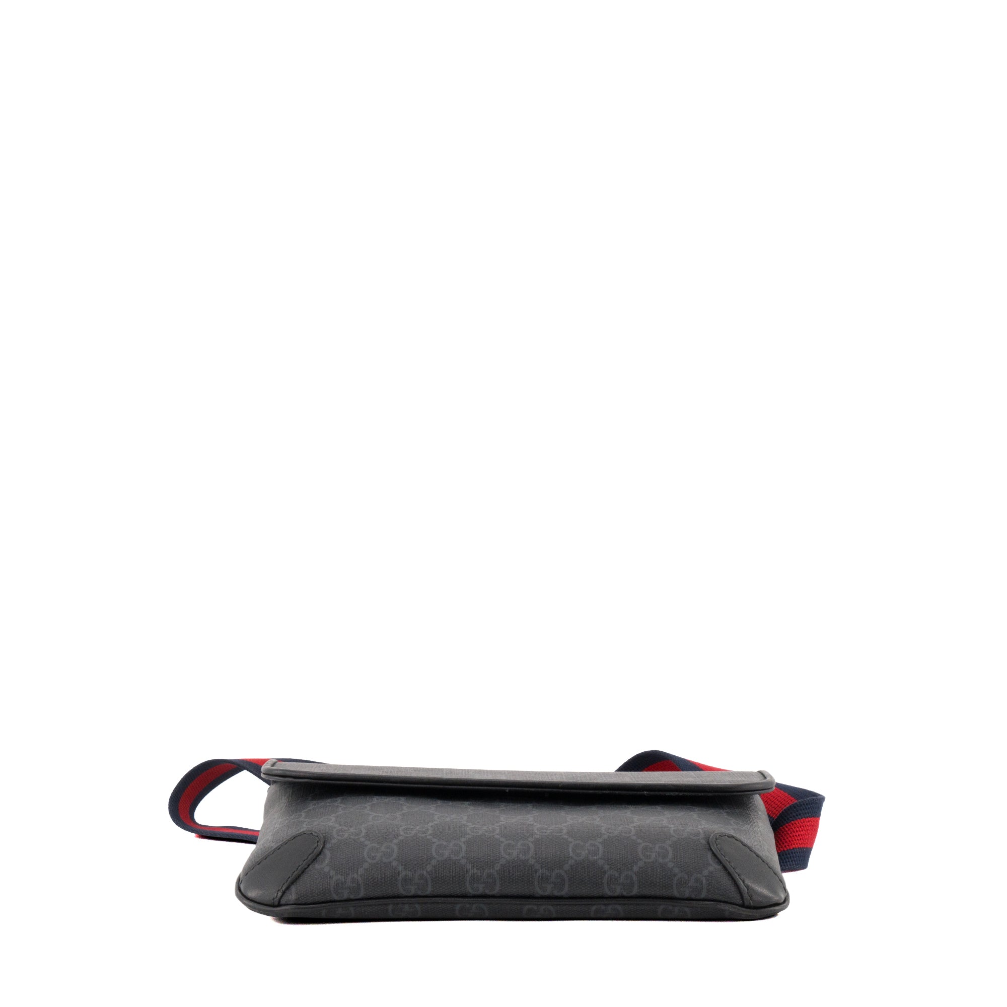 GUCCI - Sac à bandoulière GG petit format Gucci en toile enduite monogrammée noire