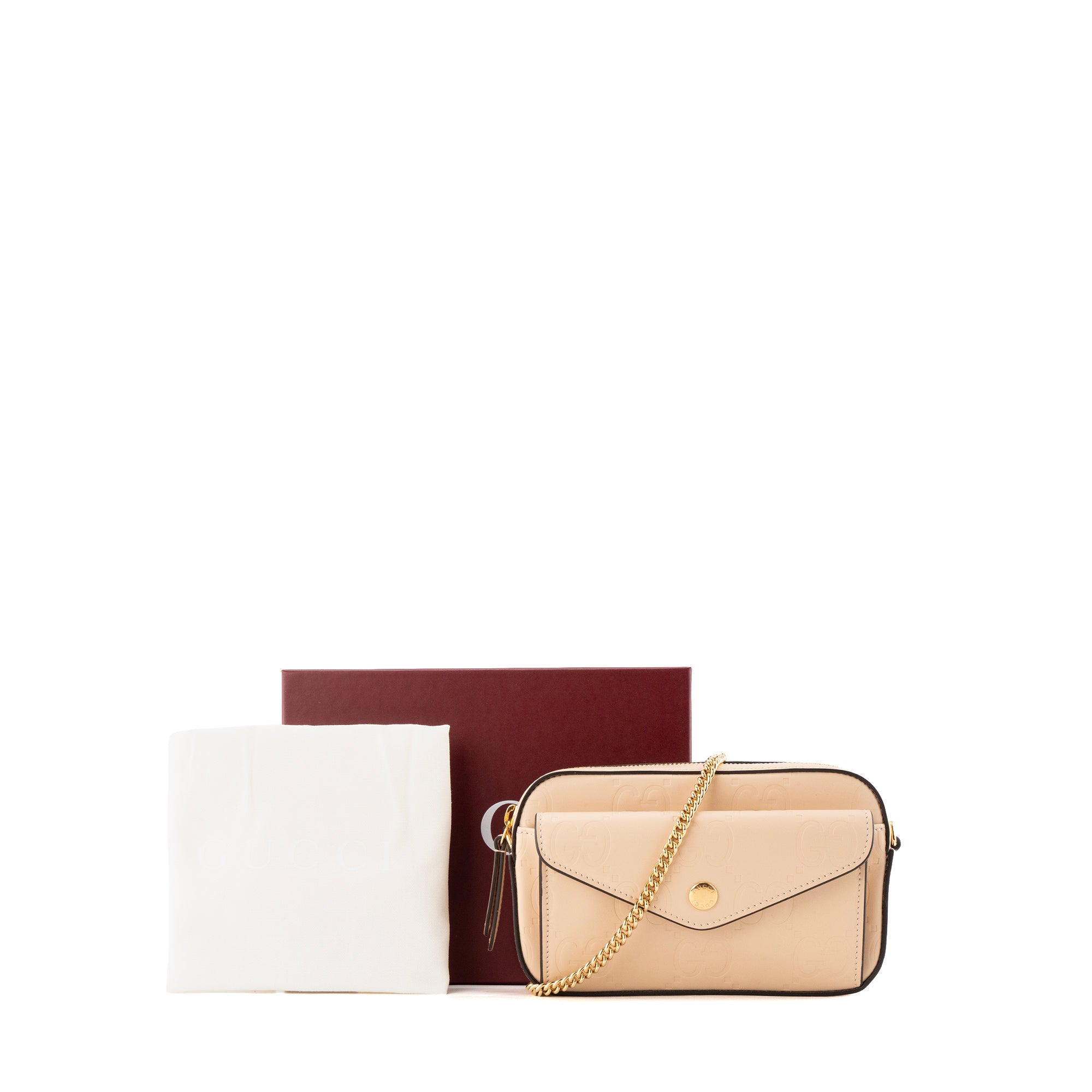 GUCCI - GG Marmont matelassé shoulder bag beige