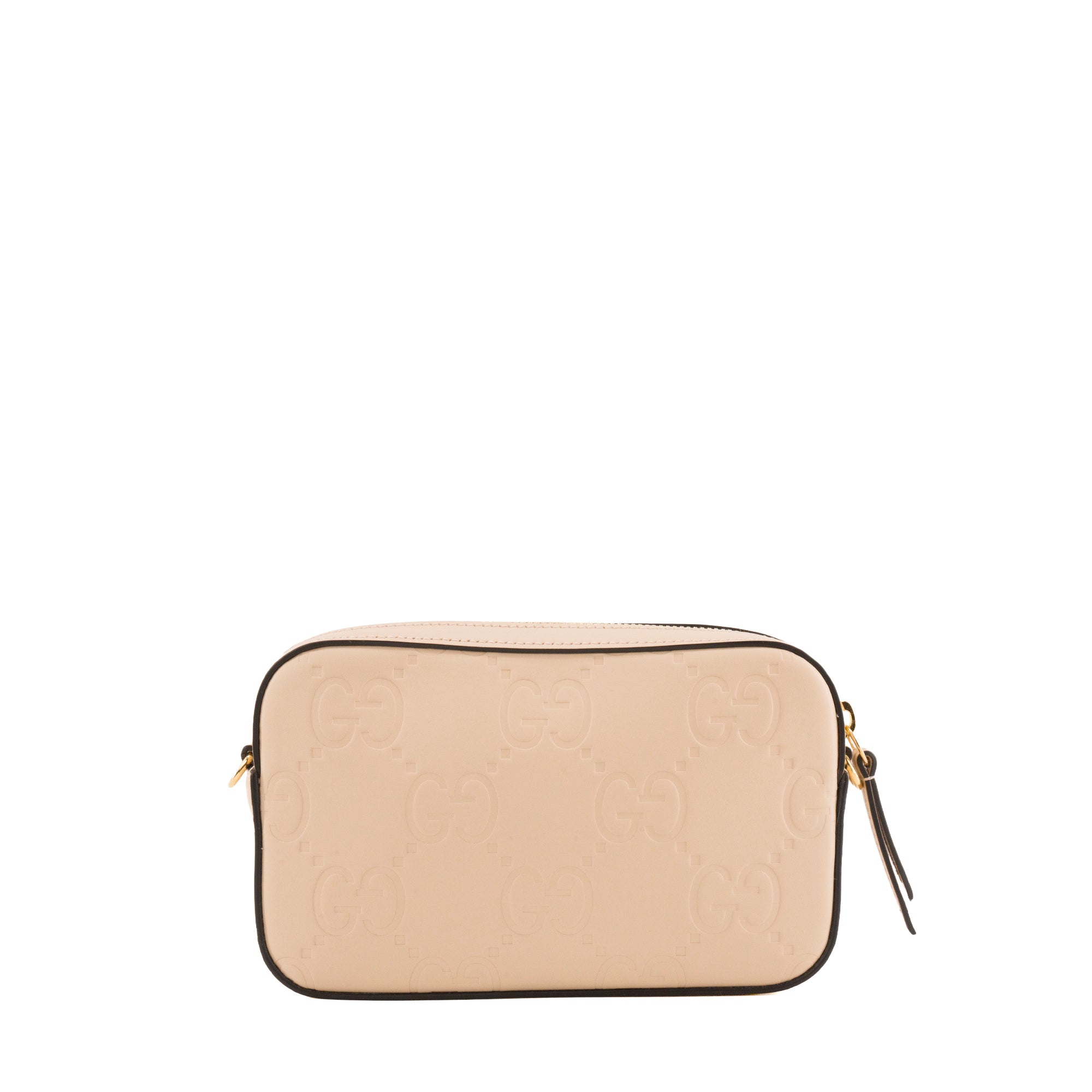 GUCCI - Sac à bandoulière Gilbert Gucci en cuir embossé beige