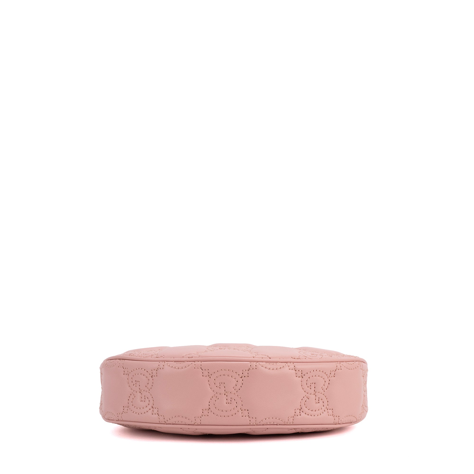 GUCCI - Sac à bandoulière Gucci en cuir matelassé GG rose