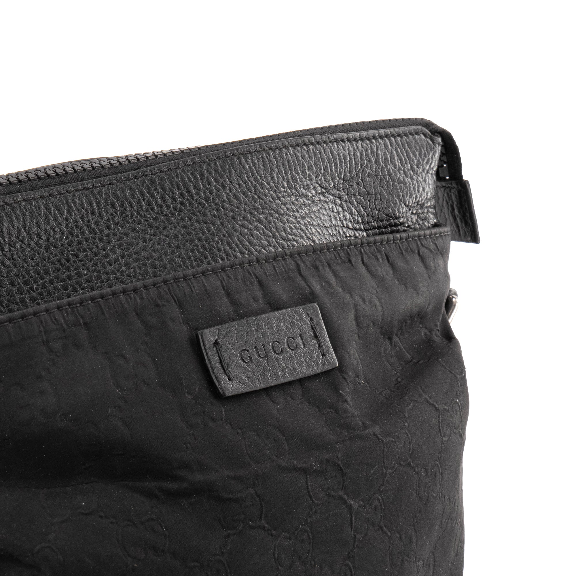 GUCCI - Sac à bandoulière Gucci en nylon monogrammé