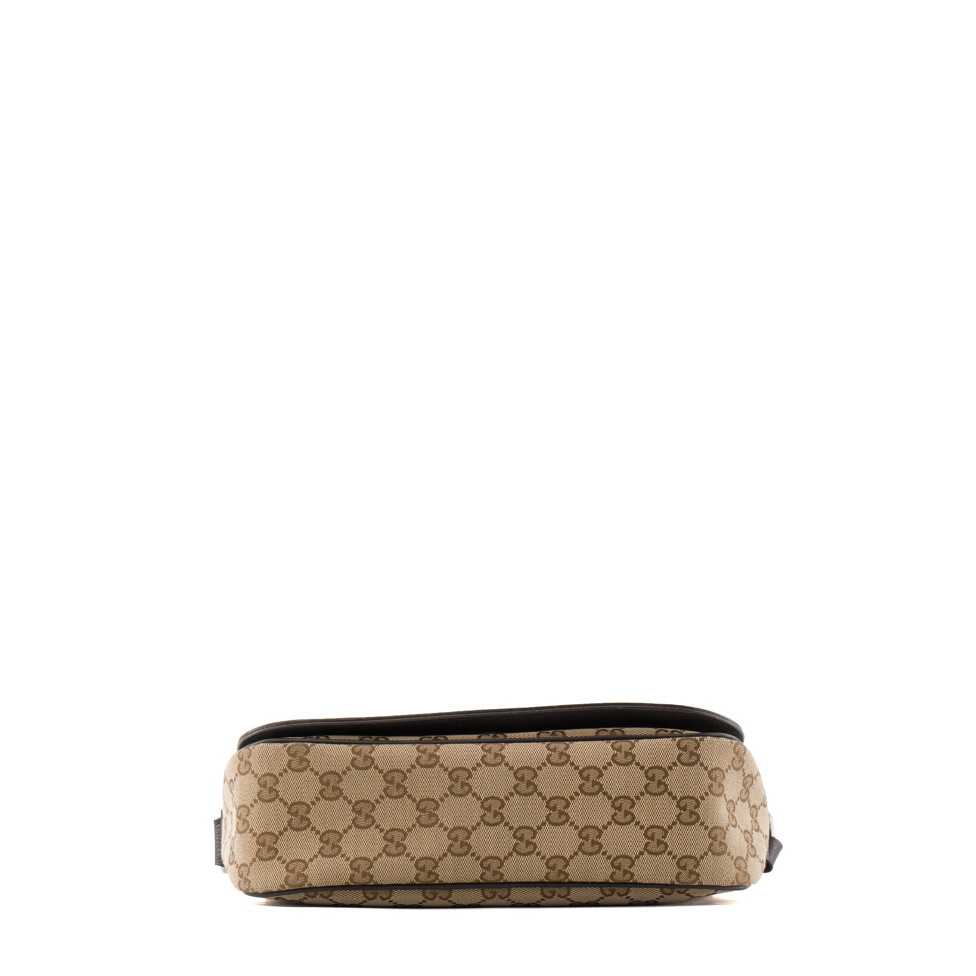 GUCCI - Sac à bandoulière Messenger Gucci en toile monogrammée marron