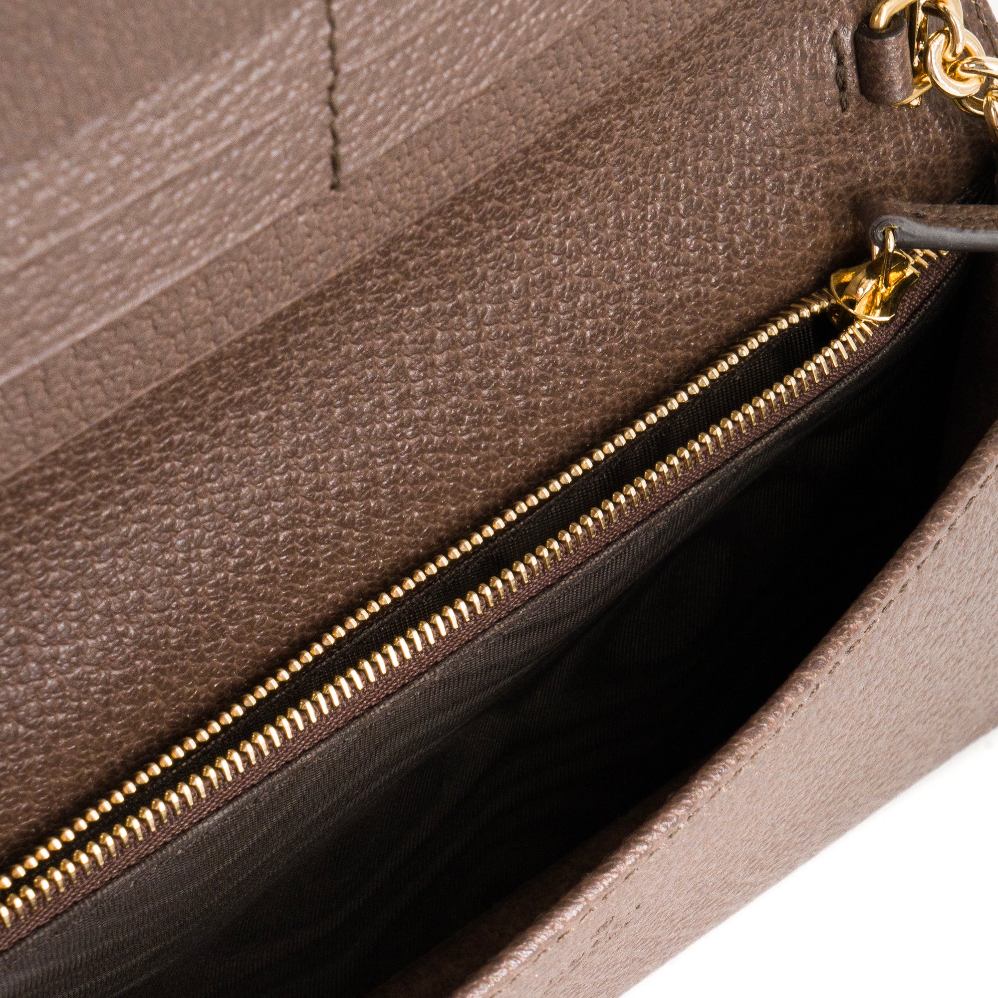 GUCCI - Sac à bandoulière Horsebit Gucci en toile marron et broderies sequins multicolores