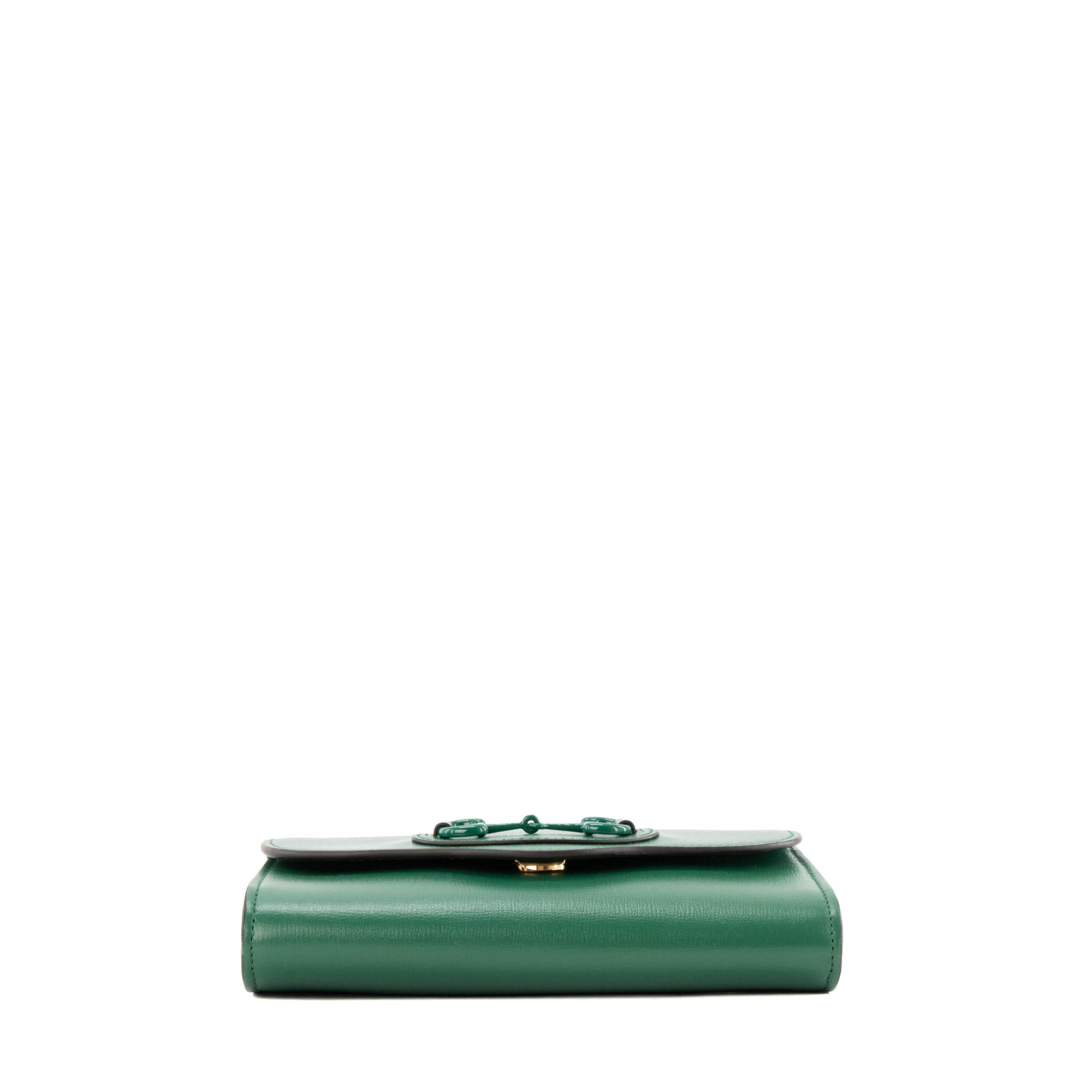 GUCCI - Sac à bandoulière Horsebit 1955 mini Gucci en cuir grainé vert