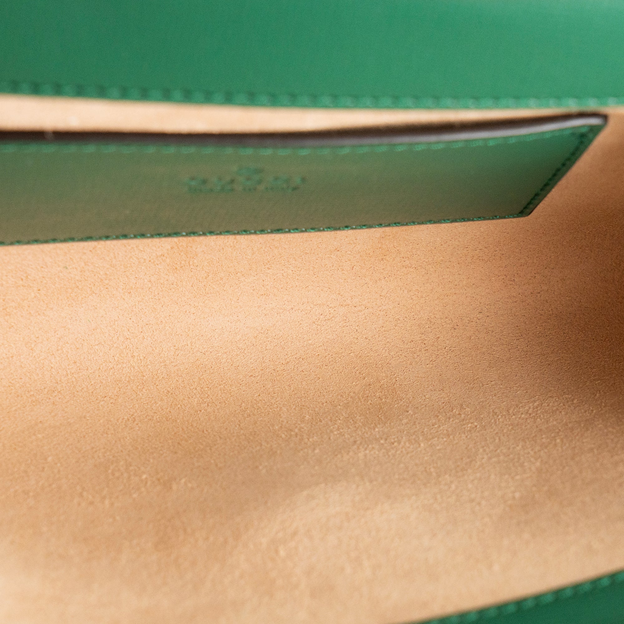 GUCCI - Sac à bandoulière Horsebit 1955 mini Gucci en cuir grainé vert