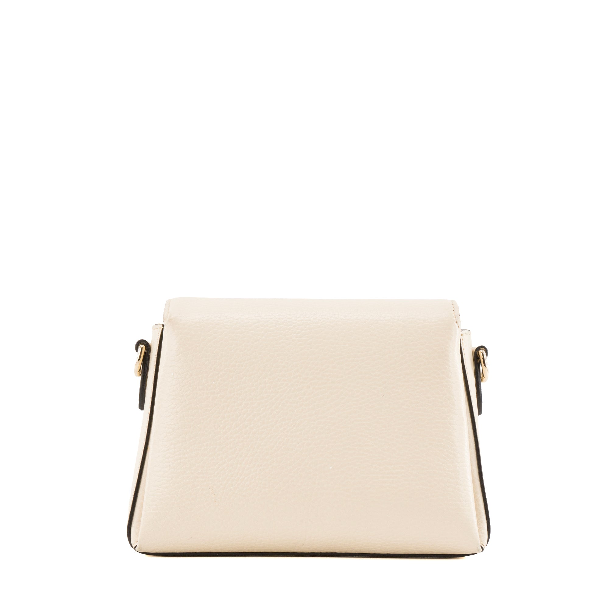 GUCCI - Sac à bandoulière Interlocking Gucci en cuir grainé beige