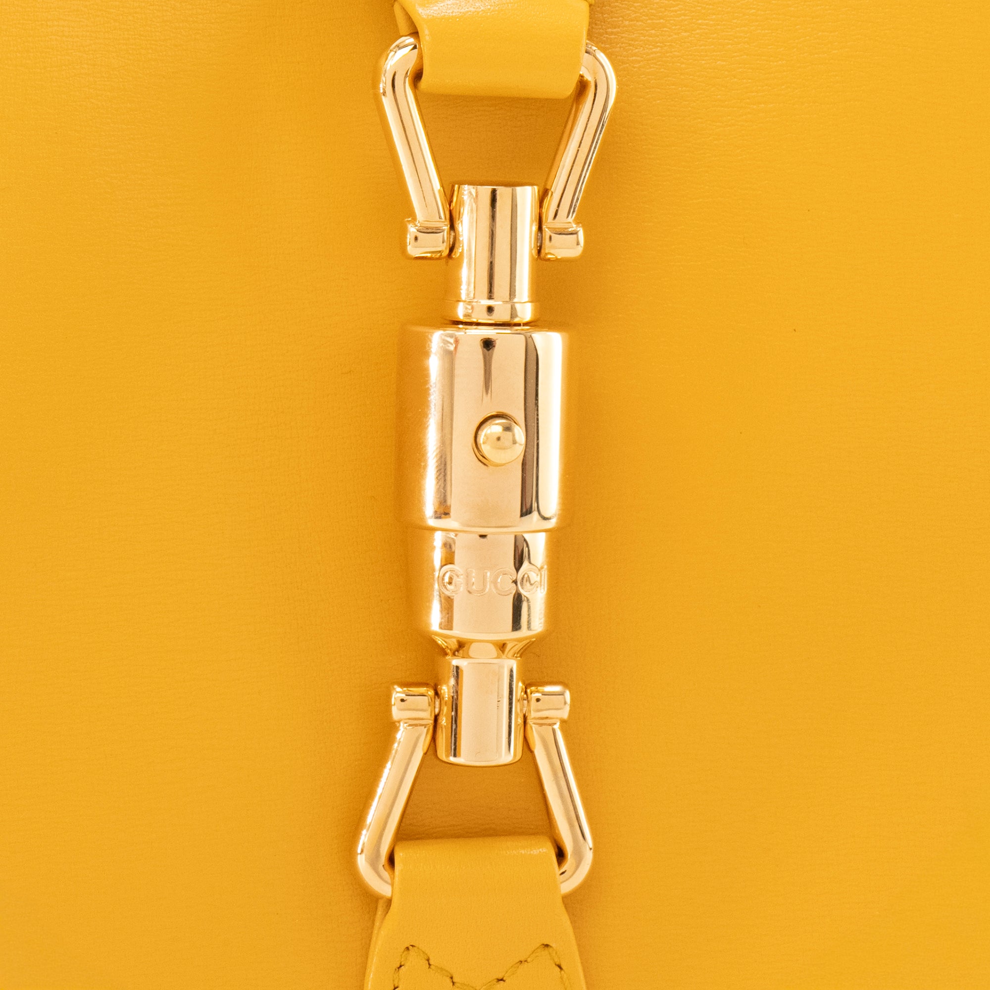 GUCCI - Sac à bandoulière Jackie 1961 Gucci en cuir jaune
