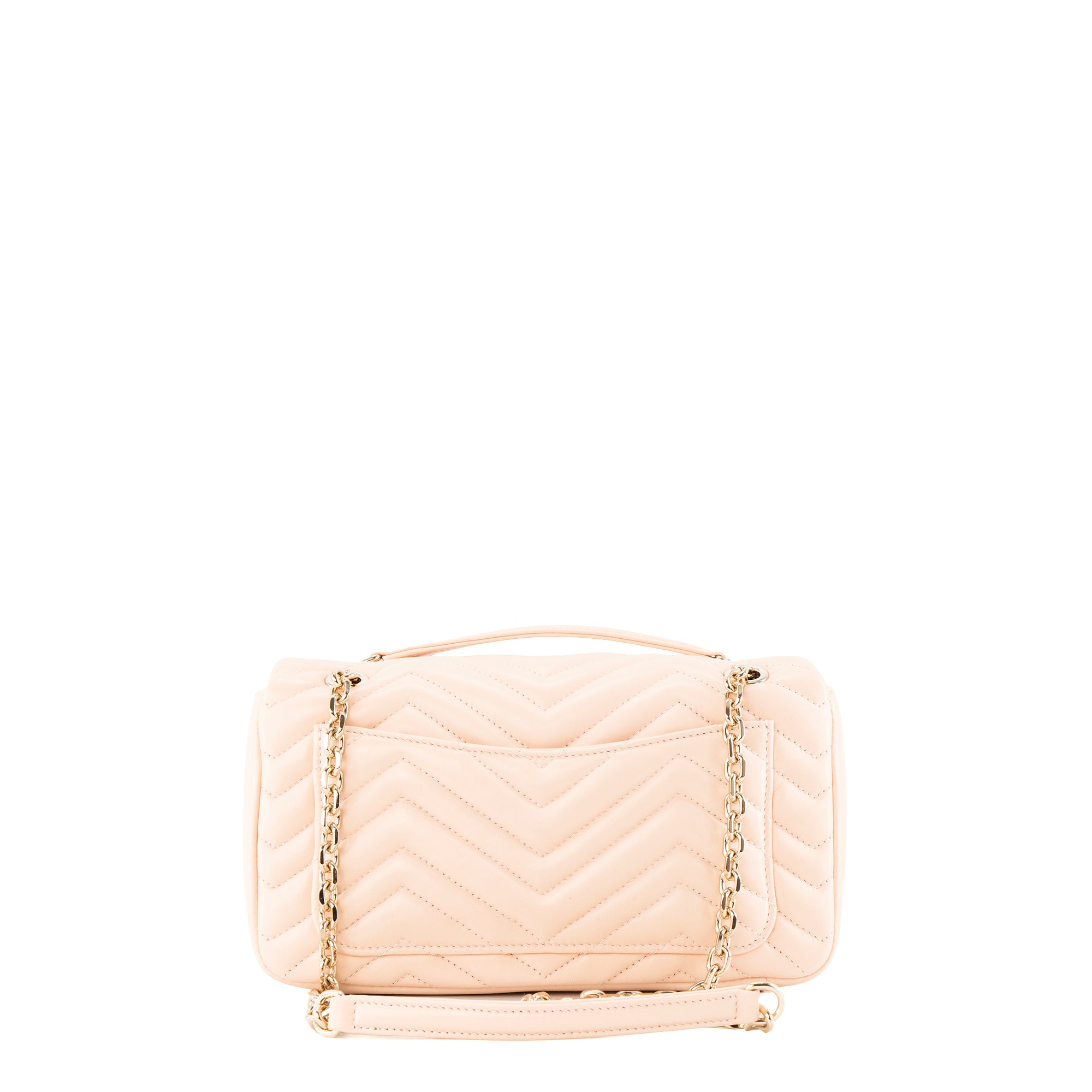 GUCCI - Sac à bandoulière Marmont Medium Gucci en cuir lisse rose