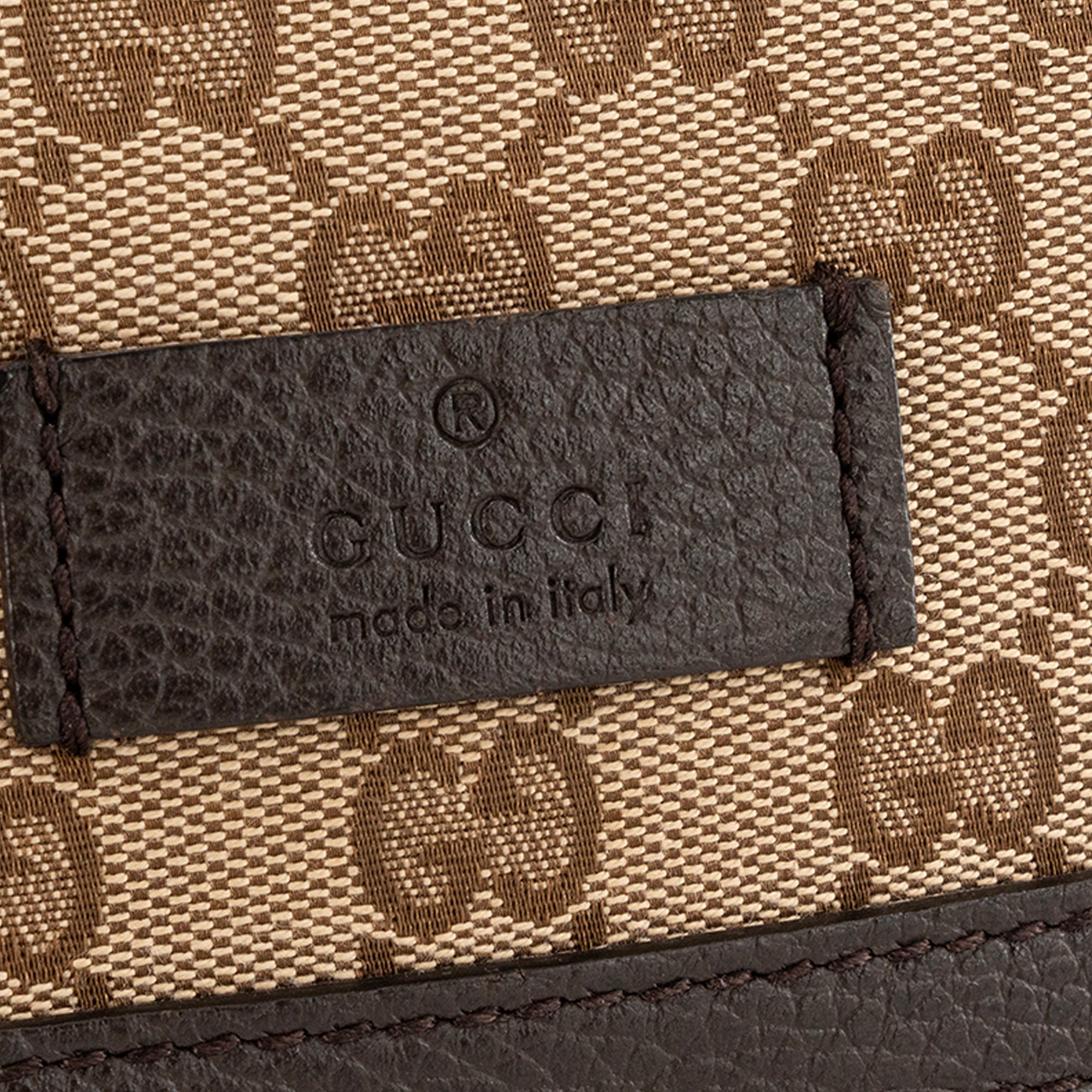 GUCCI - Sac à bandoulière Messenger Gucci en toile monogrammée