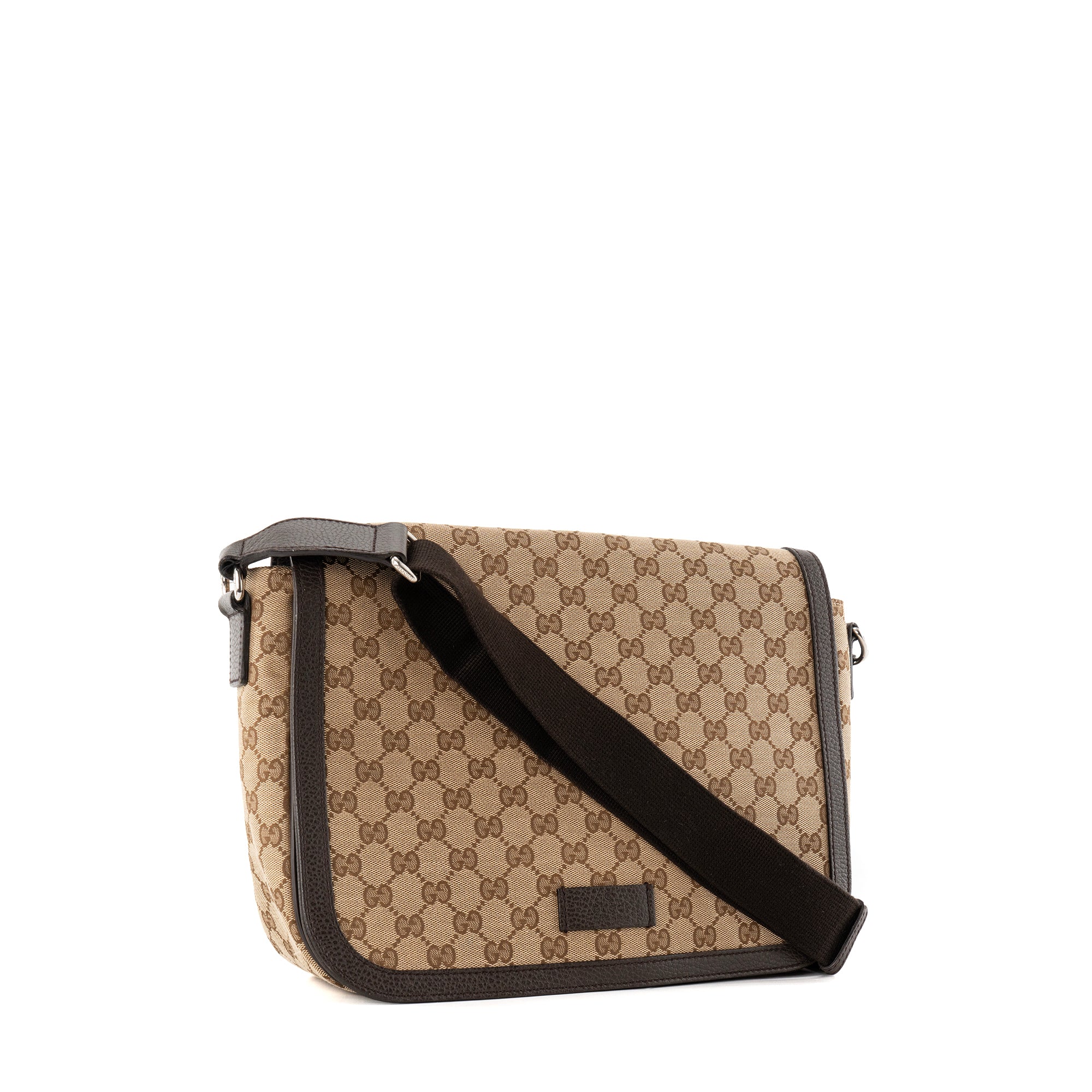 GUCCI - Sac à bandoulière Messenger Gucci en toile monogrammée