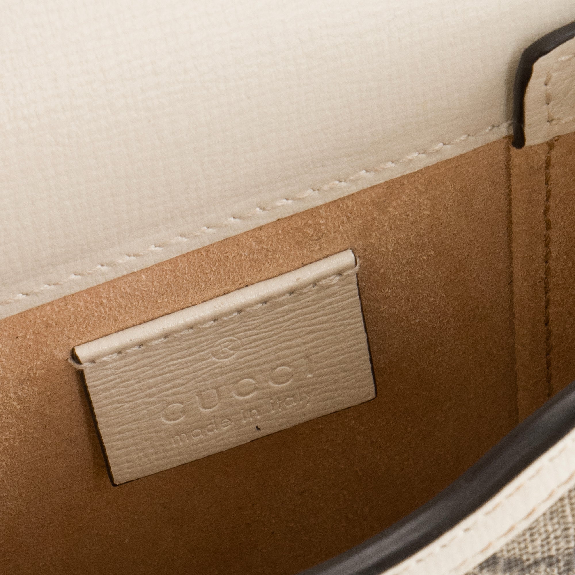 GUCCI - Sac à bandoulière Mini Horsebit 1955 Gucci en toile enduite monogrammée