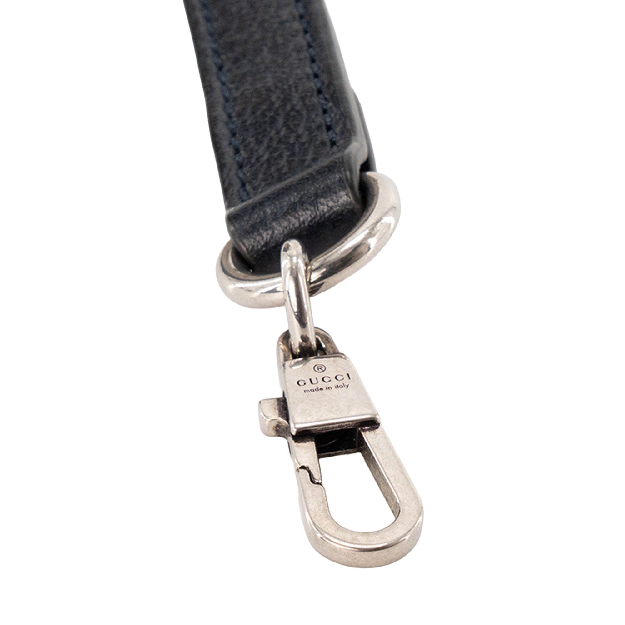 GUCCI - Sac à bandoulière Ophidia GG Suprem Gucci en toile monogrammée bleu marine