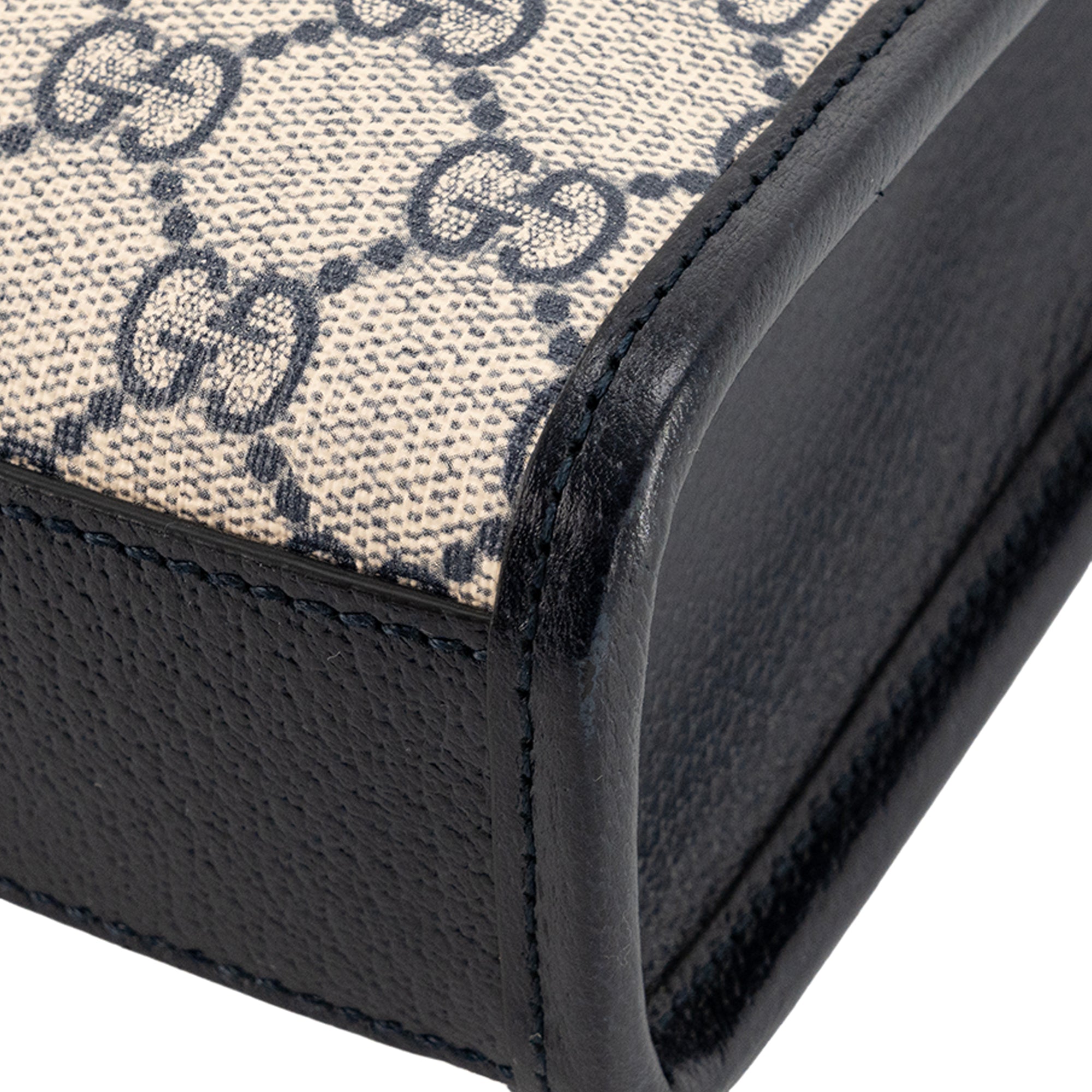 GUCCI - Sac à bandoulière Ophidia GG Suprem Gucci en toile monogrammée bleu marine