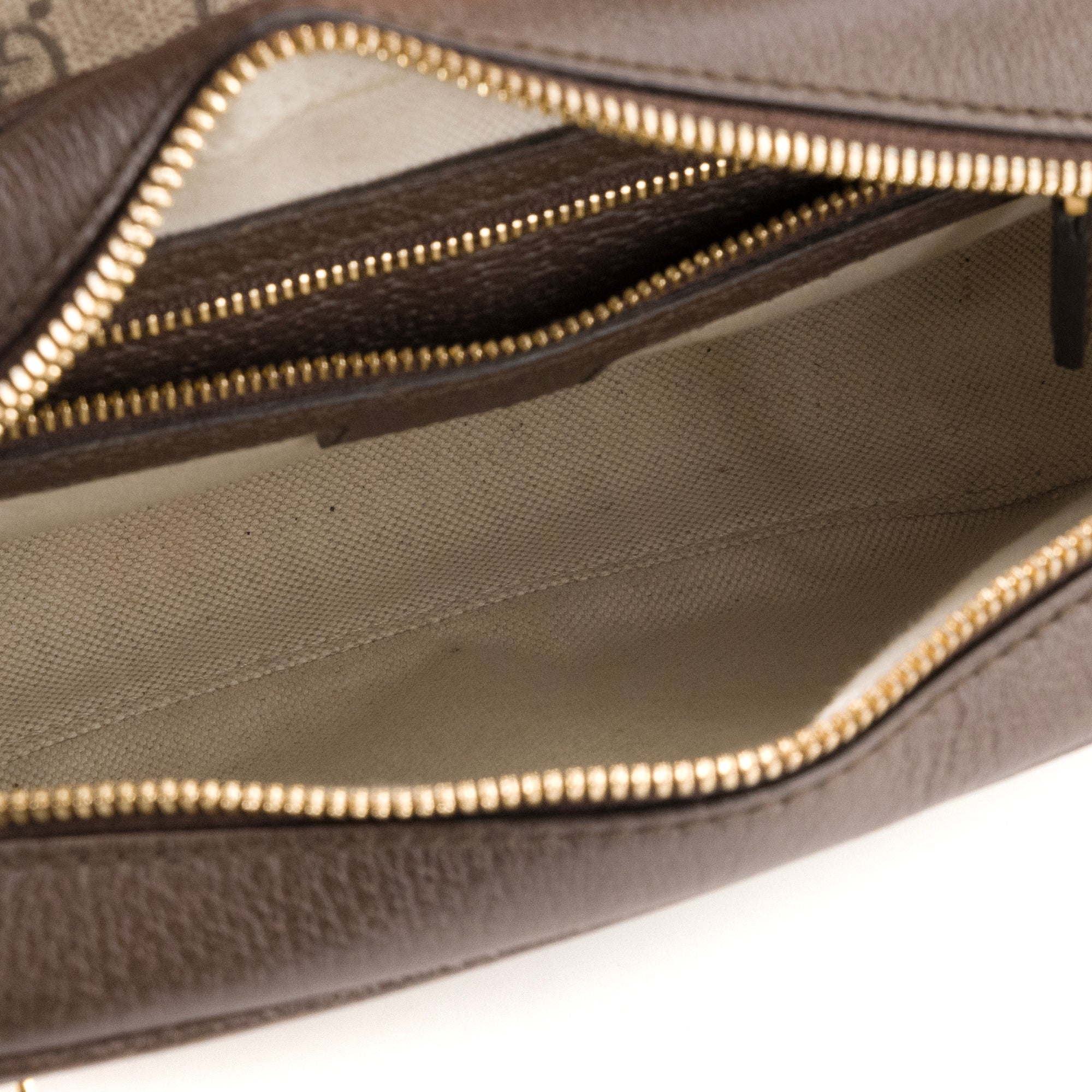 GUCCI - Sac à bandoulière Ophidia Gucci en toile enduite monogrammée et cuir marron