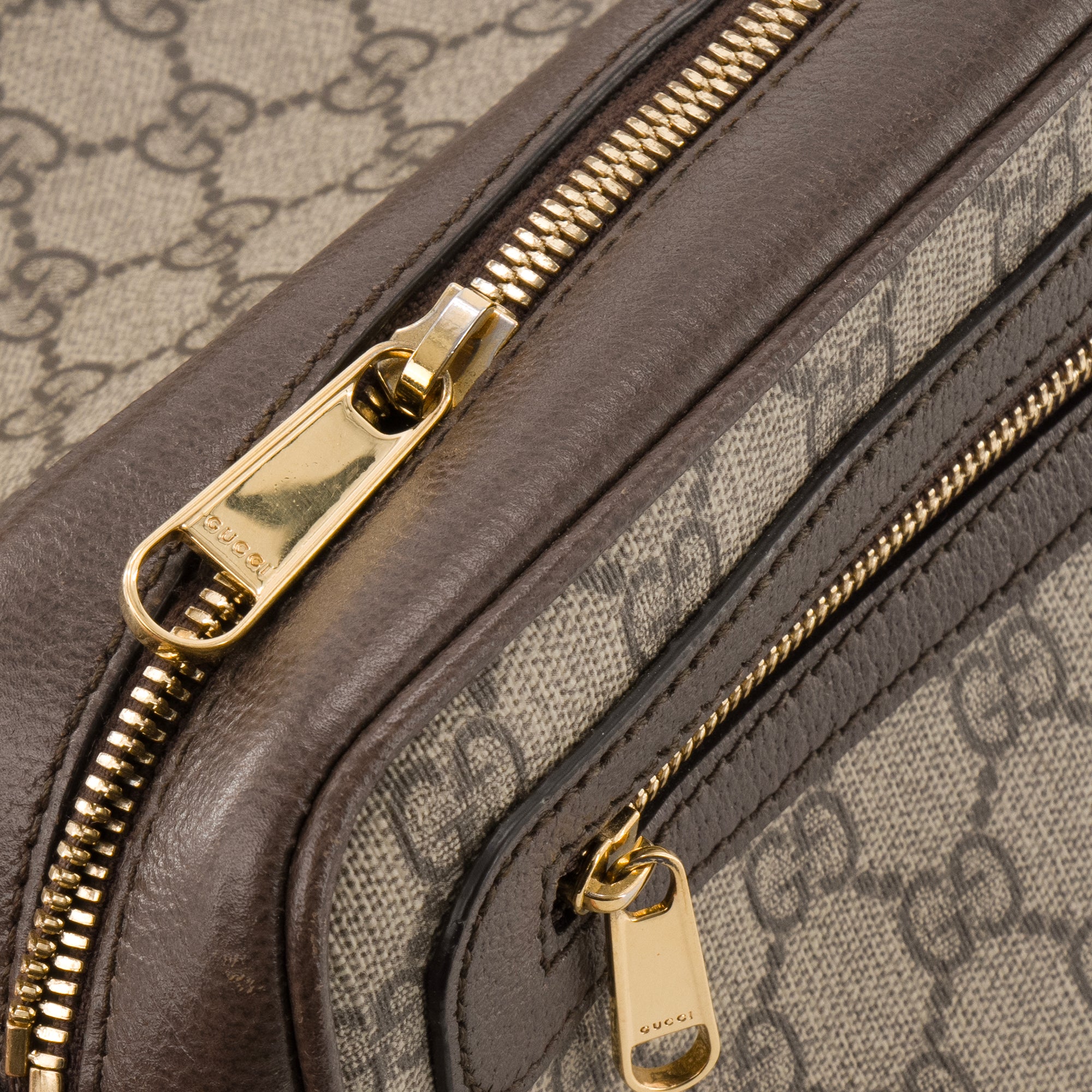 GUCCI - Sac à bandoulière Ophidia Gucci en toile enduite monogrammée et cuir marron