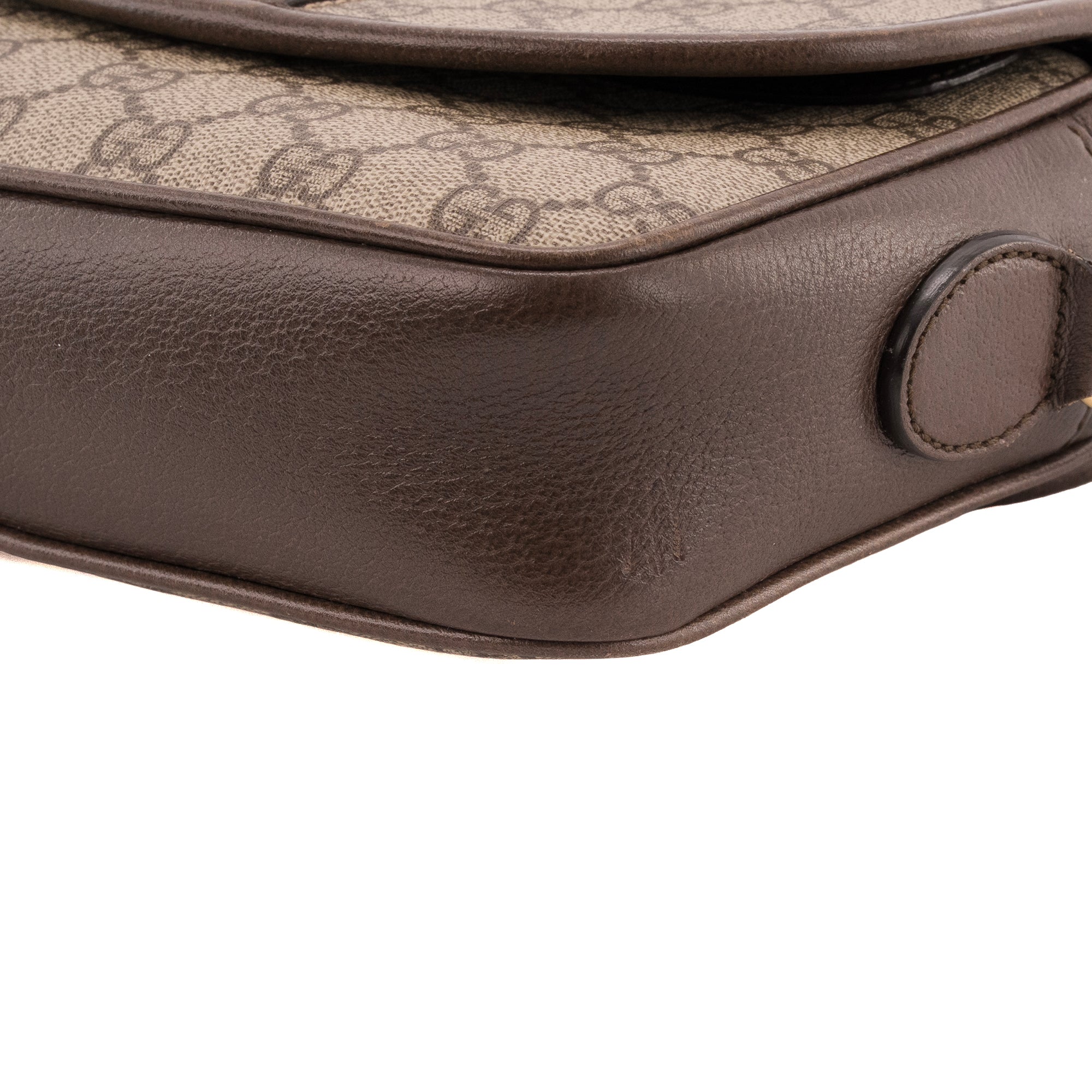 GUCCI - Sac à bandoulière Ophidia Gucci en toile enduite monogrammée et cuir marron