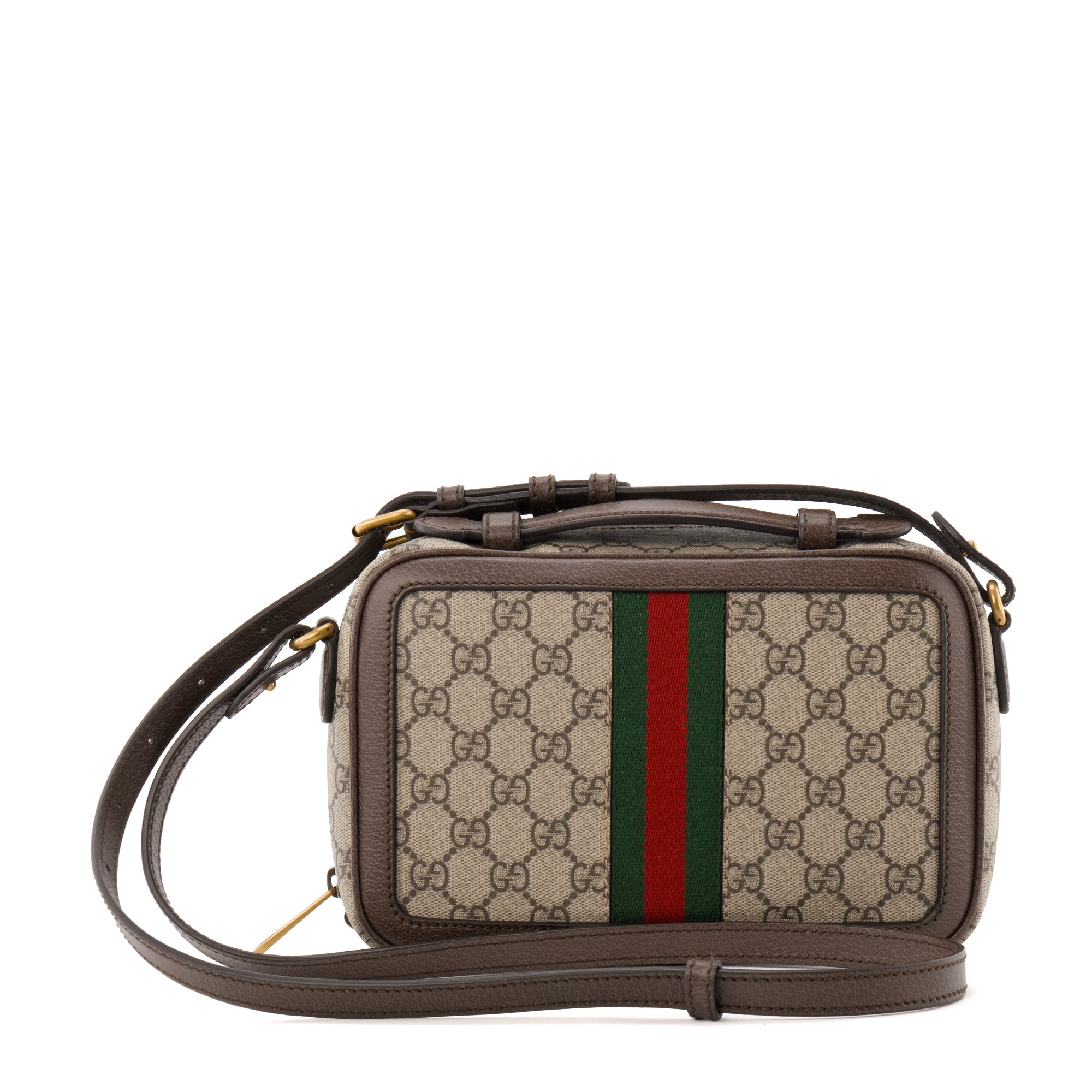 GUCCI - Sac à bandoulière Ophidia petit format Gucci en toile enduite monogrammée