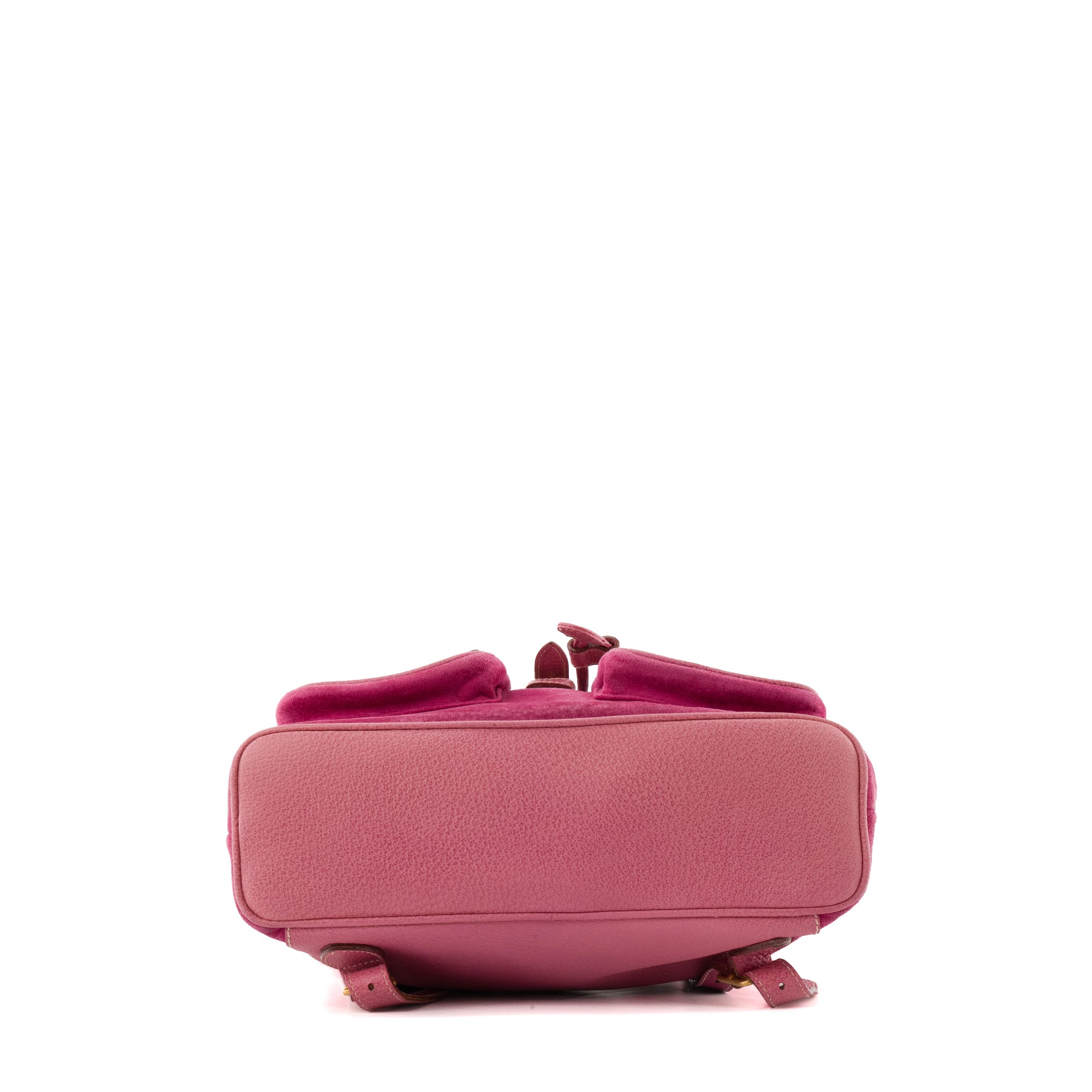 GUCCI - Sac à dos Bamboo Gucci en daim rose