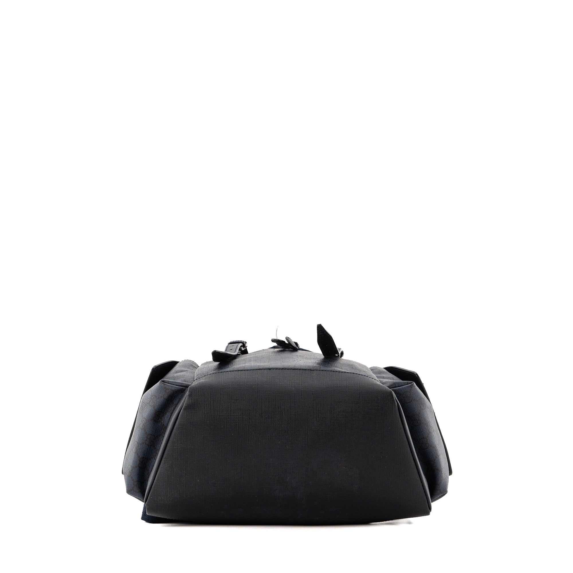 GUCCI - Sac à dos Ophidia Gucci en toile enduite monogrammée bleu marine