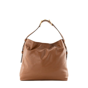GUCCI - Sac à épaule Beatrix GM Gucci en cuir lisse marron